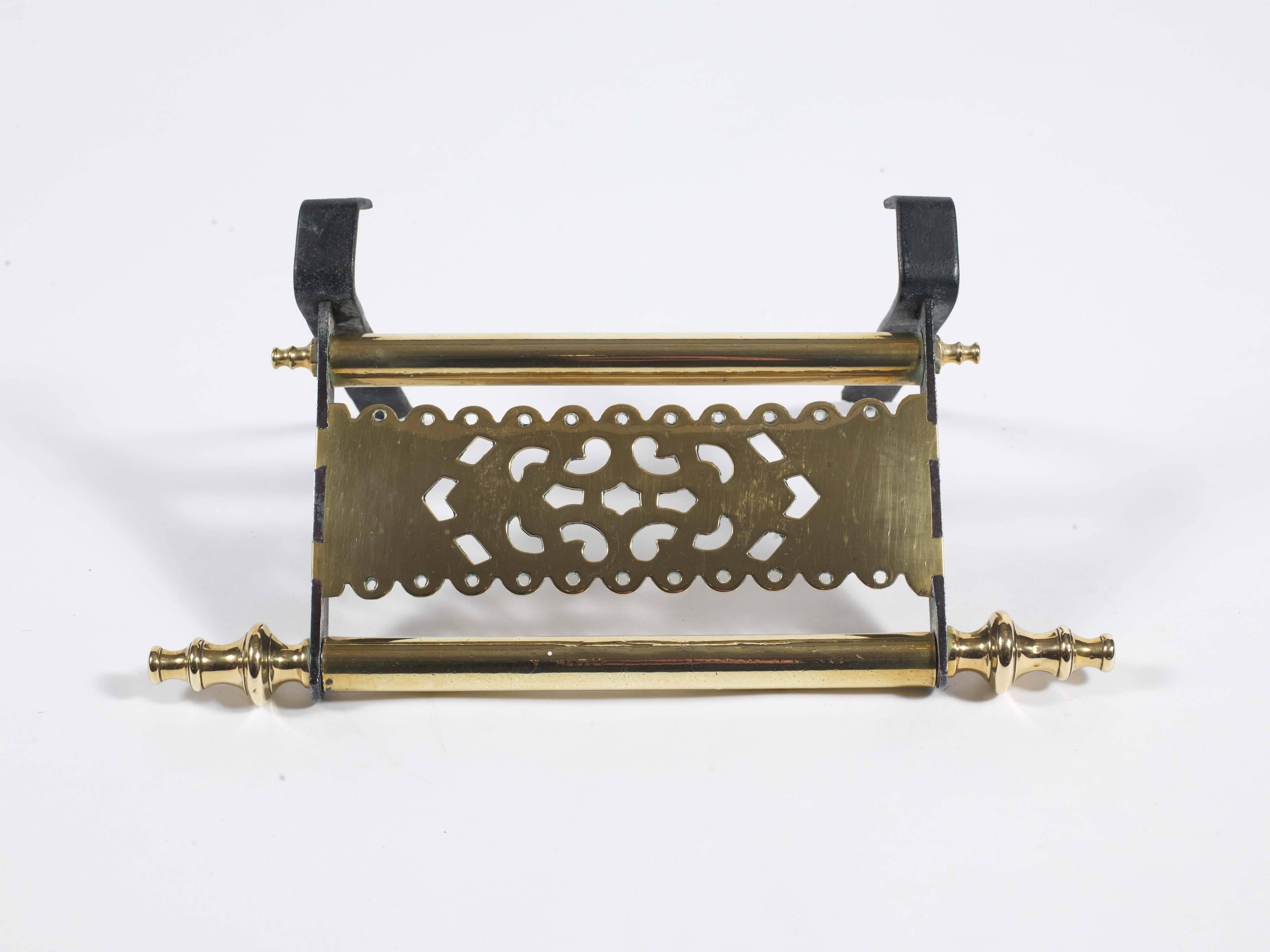Early 19th Century Brass and Steel Trivet For Sale 2