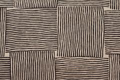 Gopal Indian Cotton Block Print Pillow, Black, White and Red