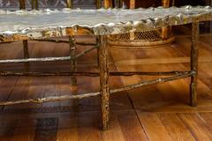 Paire de tables basses en météorite d'onyx