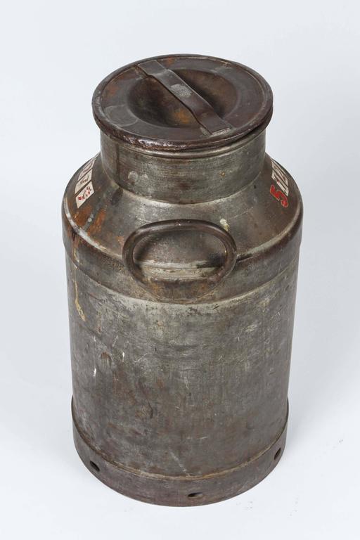 Antique Metal Milk Jug at 1stDibs