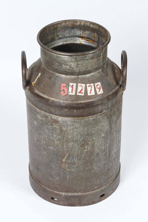 Antique Metal Milk Jug at 1stDibs