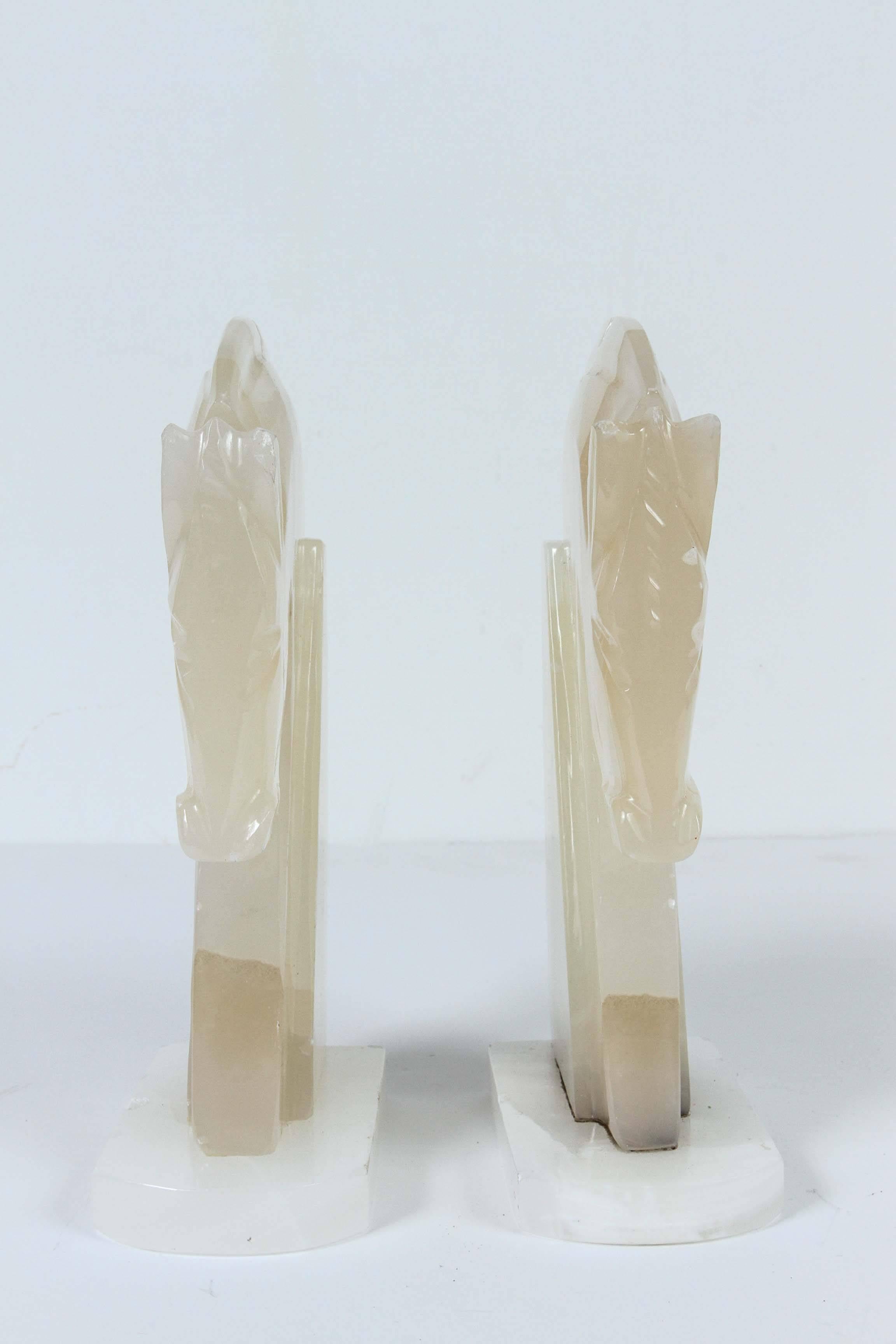 American Pair of Art Deco Style Horses Bookends
