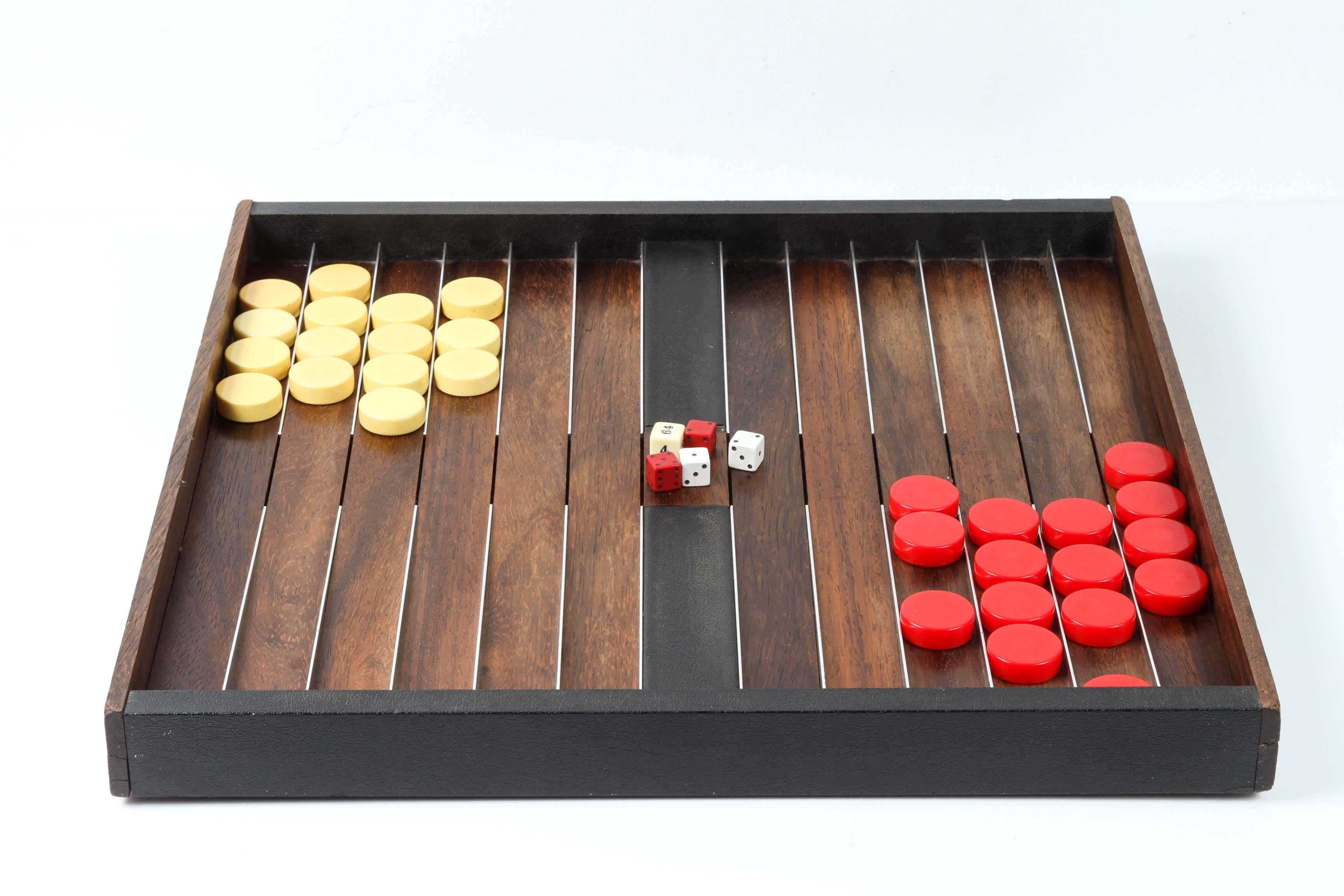 American Modern Backgammon Wooden Set Board