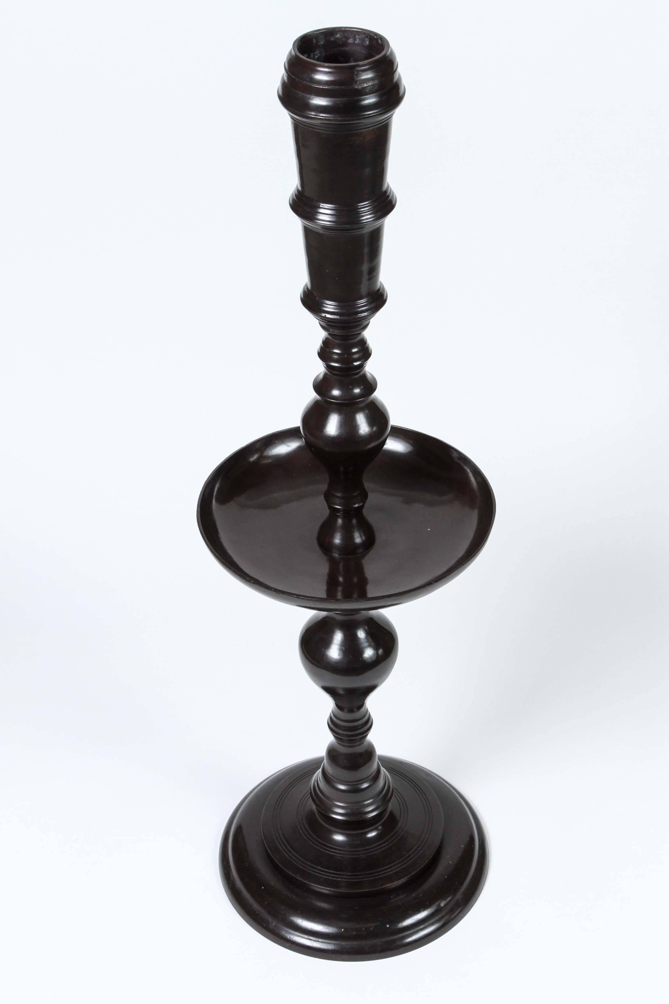Pair of large vintage Moroccan black metal candle stands by Maitland-Smith.
Nice polished black metal candle sticks in Moroccan Moorish style.
Great elegant Mid-Century Modern candle holders centerpieces.
Handmade in Thailand, deigned by Maitland