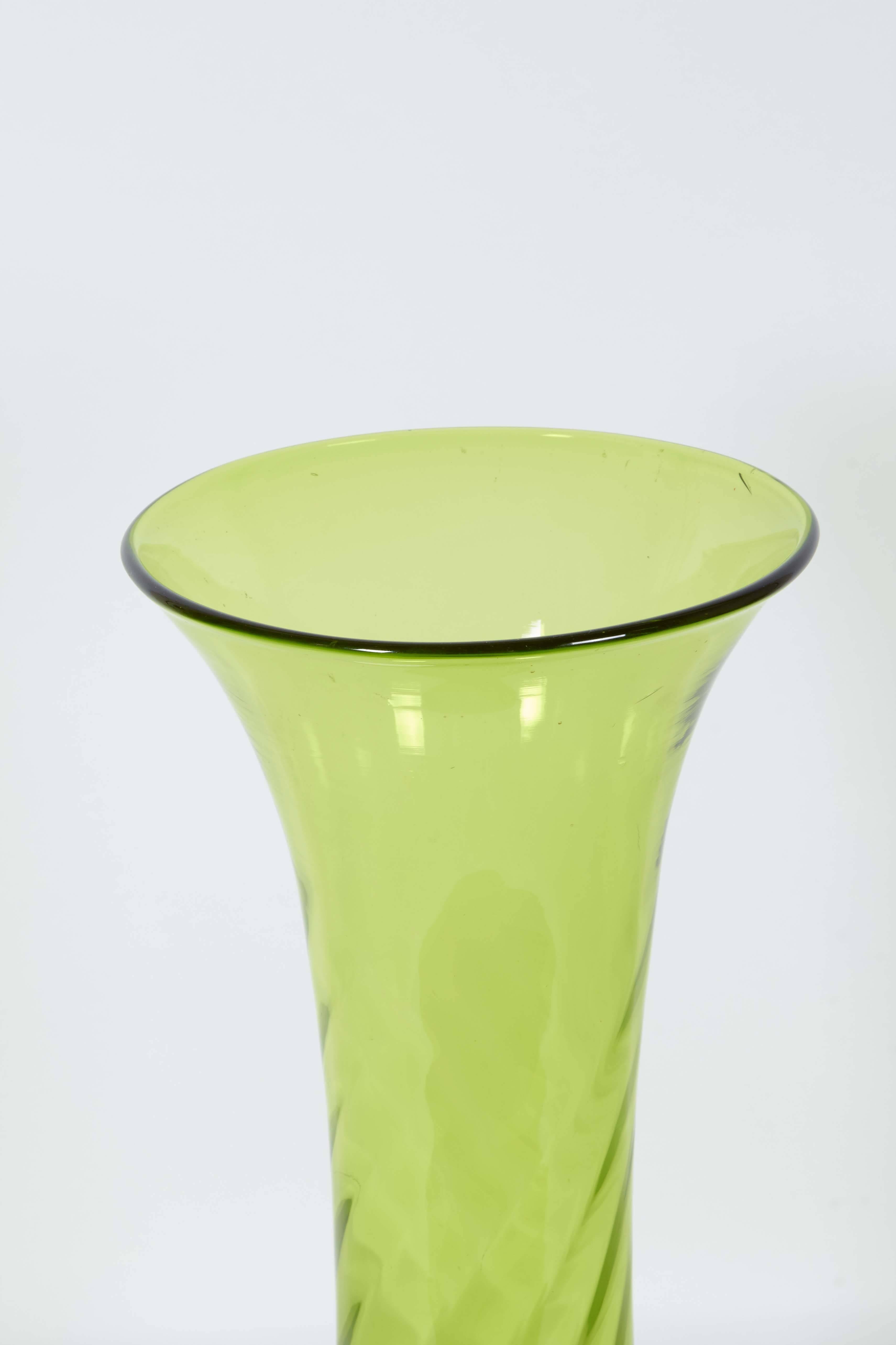 blenko floor vase