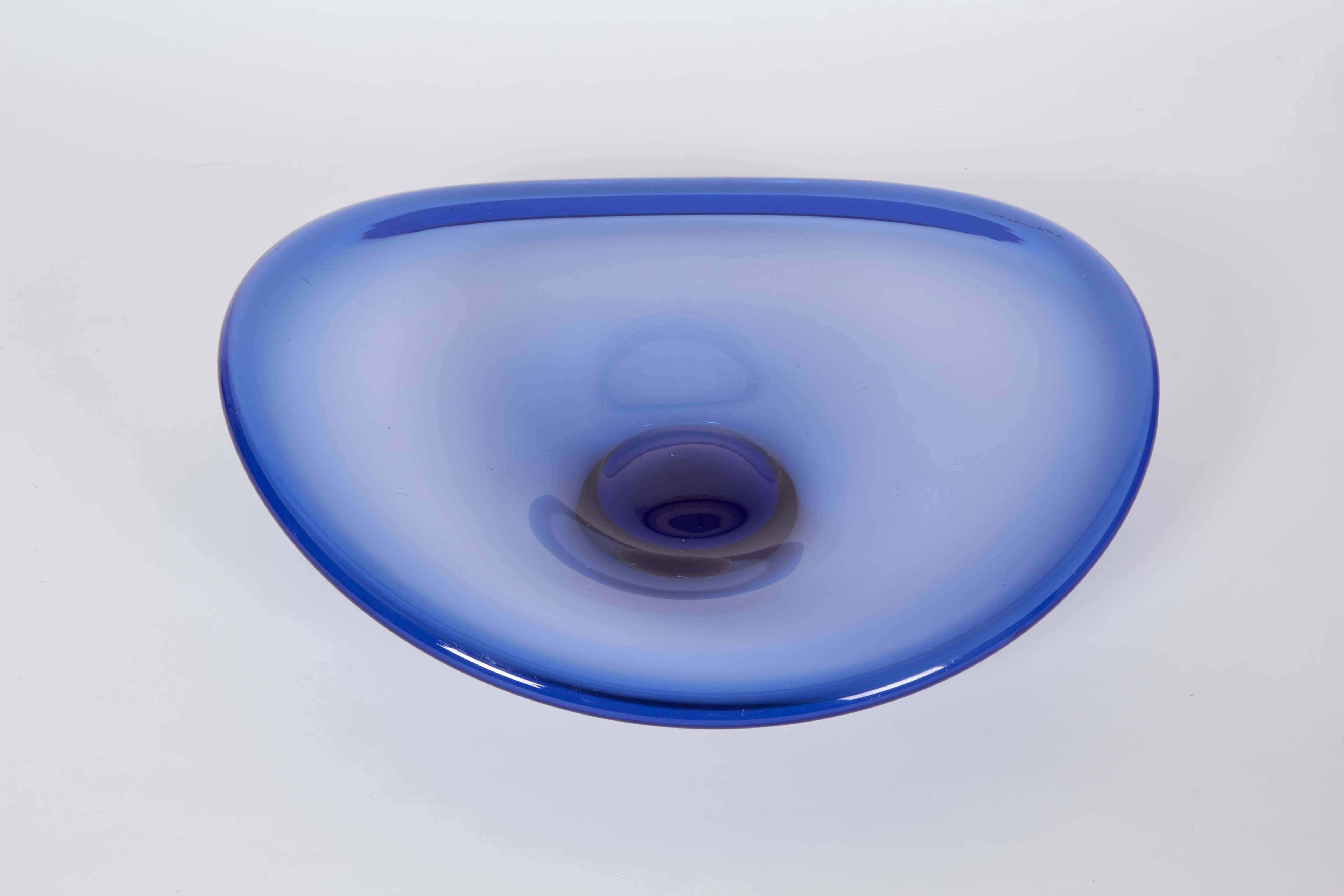 Danish Per Lutken for Holmgaard 'Selandia' Blown Glass Dish