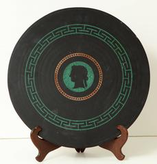 Grand Tour Neoclassical Scagliola Roundel