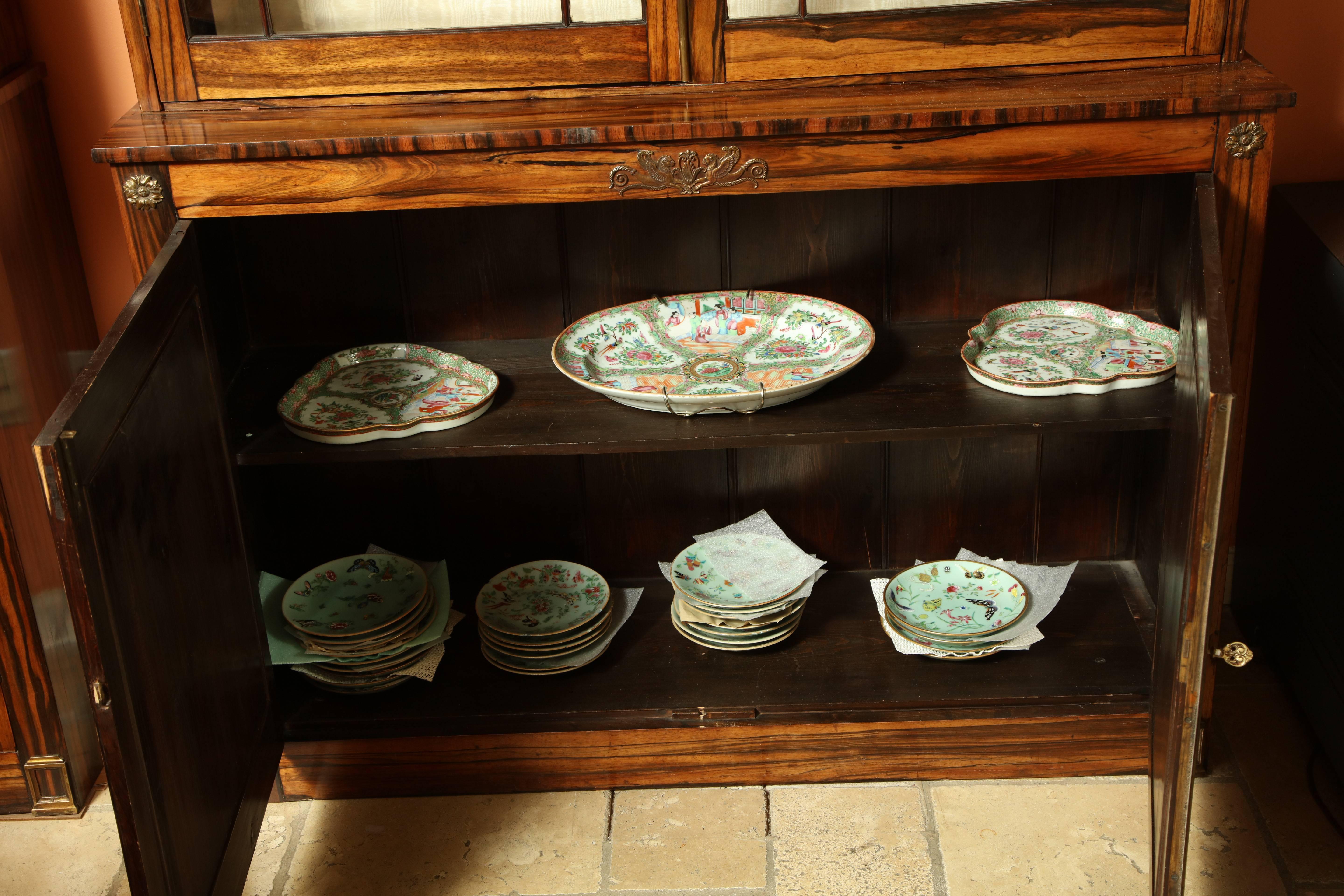 Pair of Regency Calamander Bookcases 3