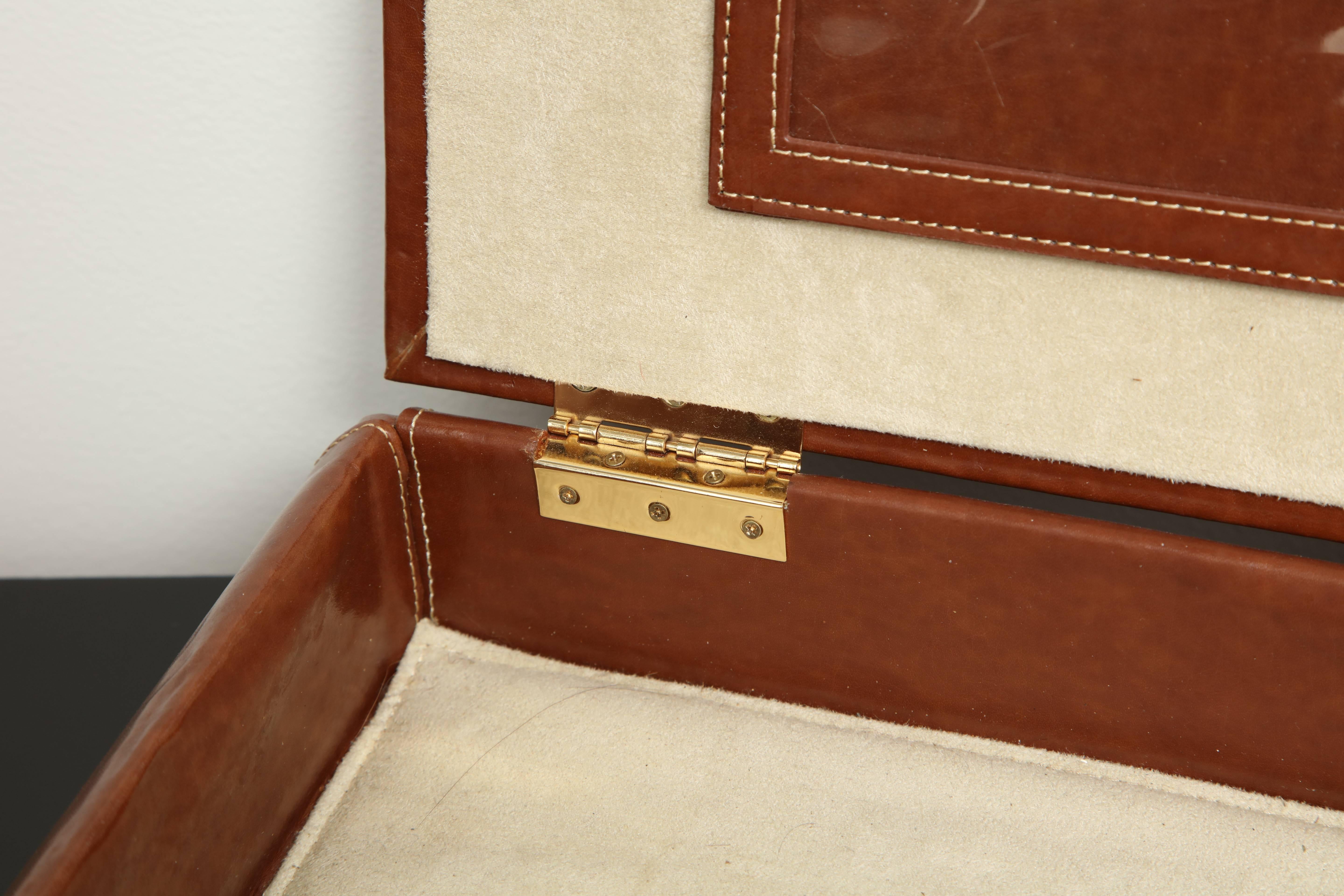 Contemporary Leather Box, Fitted Interior 2