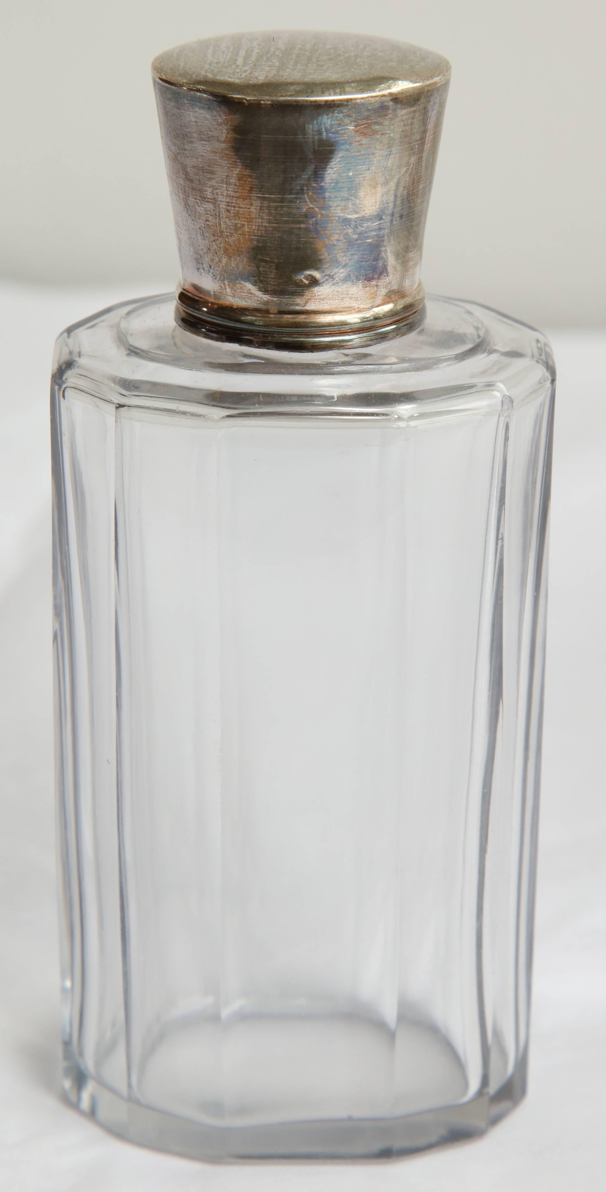 French Set of Four Toiletry Bottles For Sale