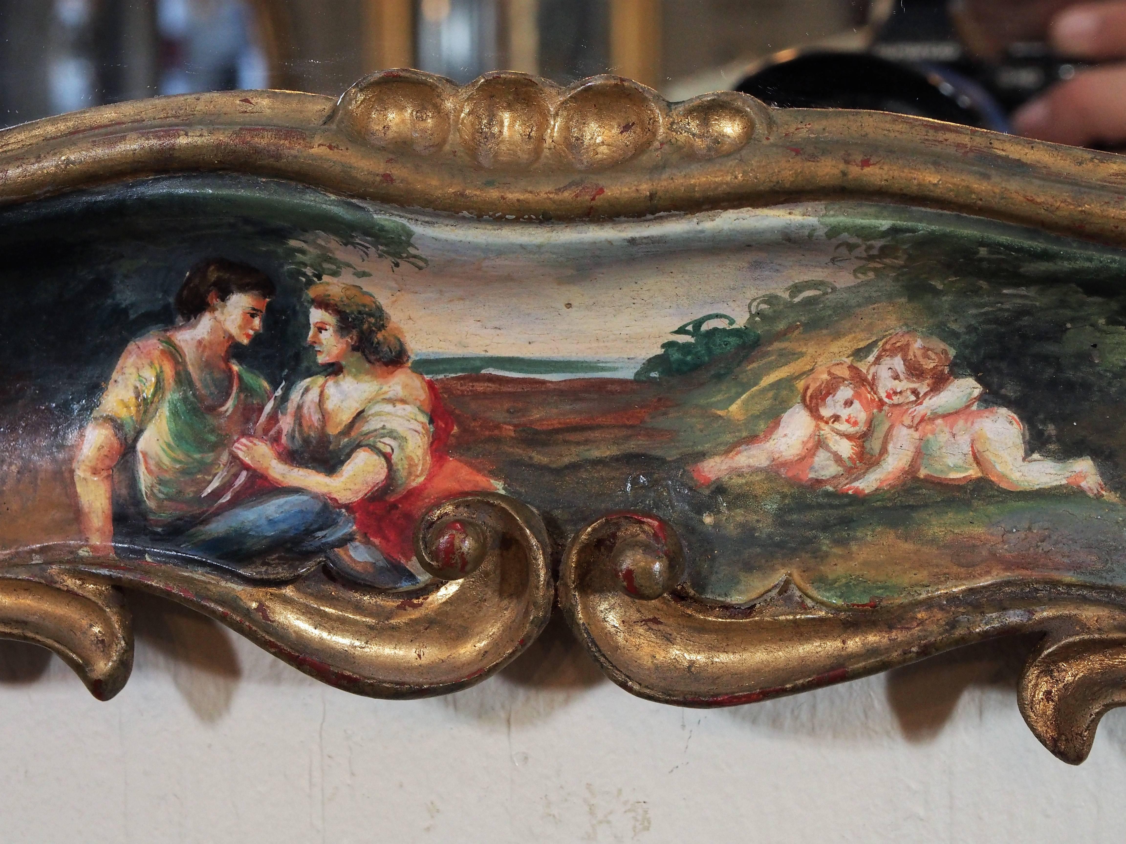 Antique Painted Mirror, Venetian 3