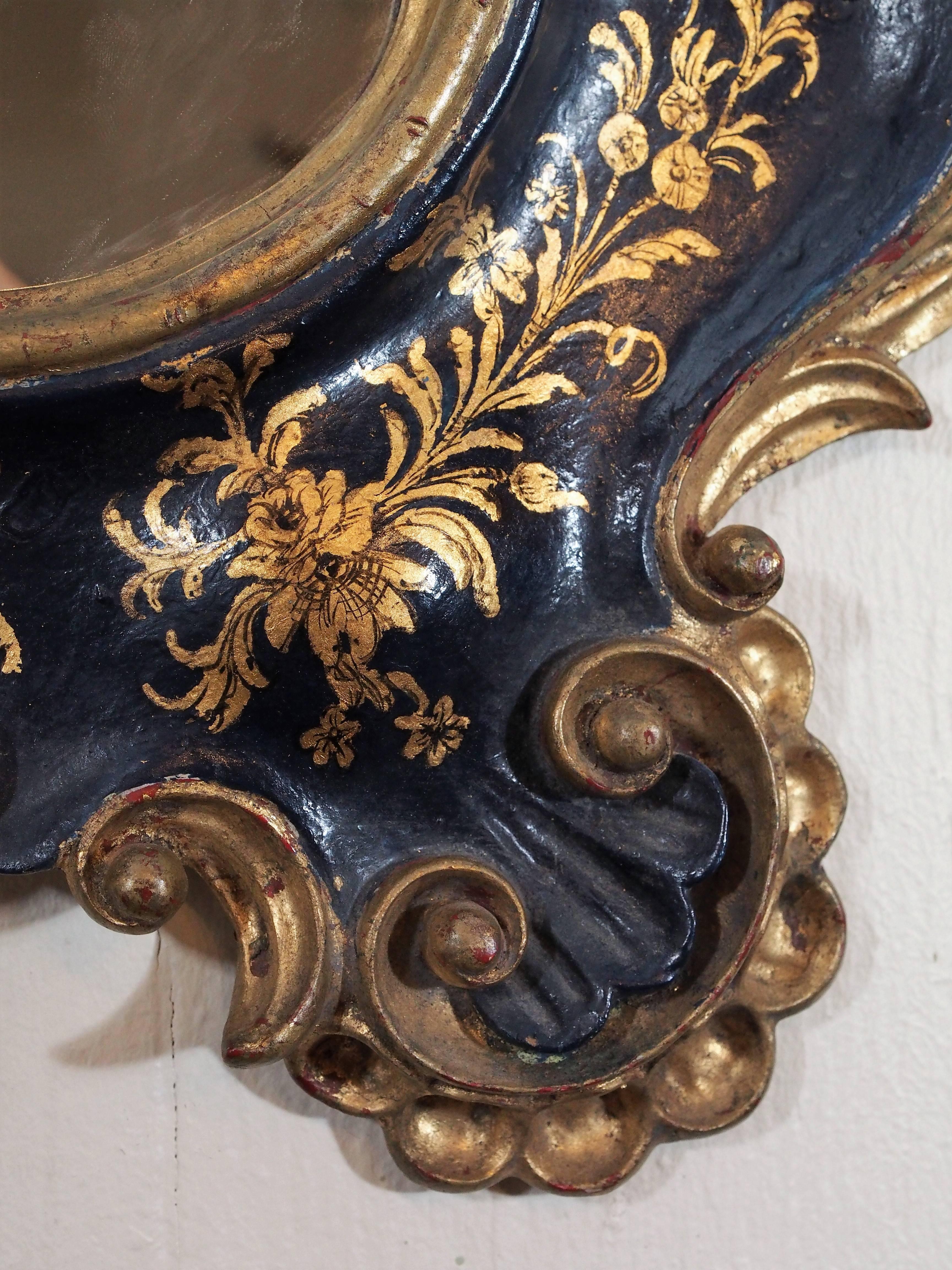 Antique Painted Mirror, Venetian 4