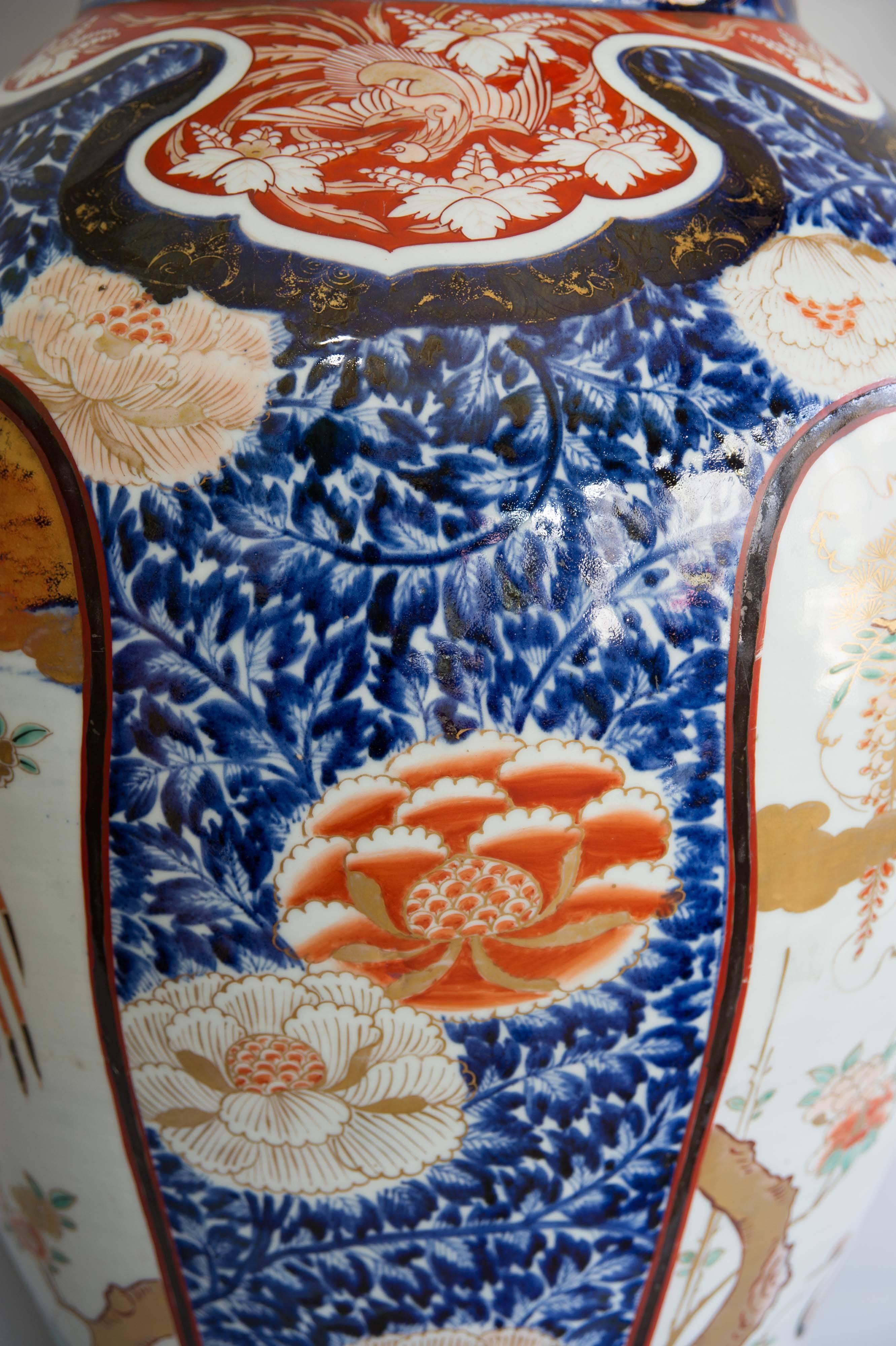 Massive Pair of Exceptional Japanese Imari Palace Vases, circa 1700 5