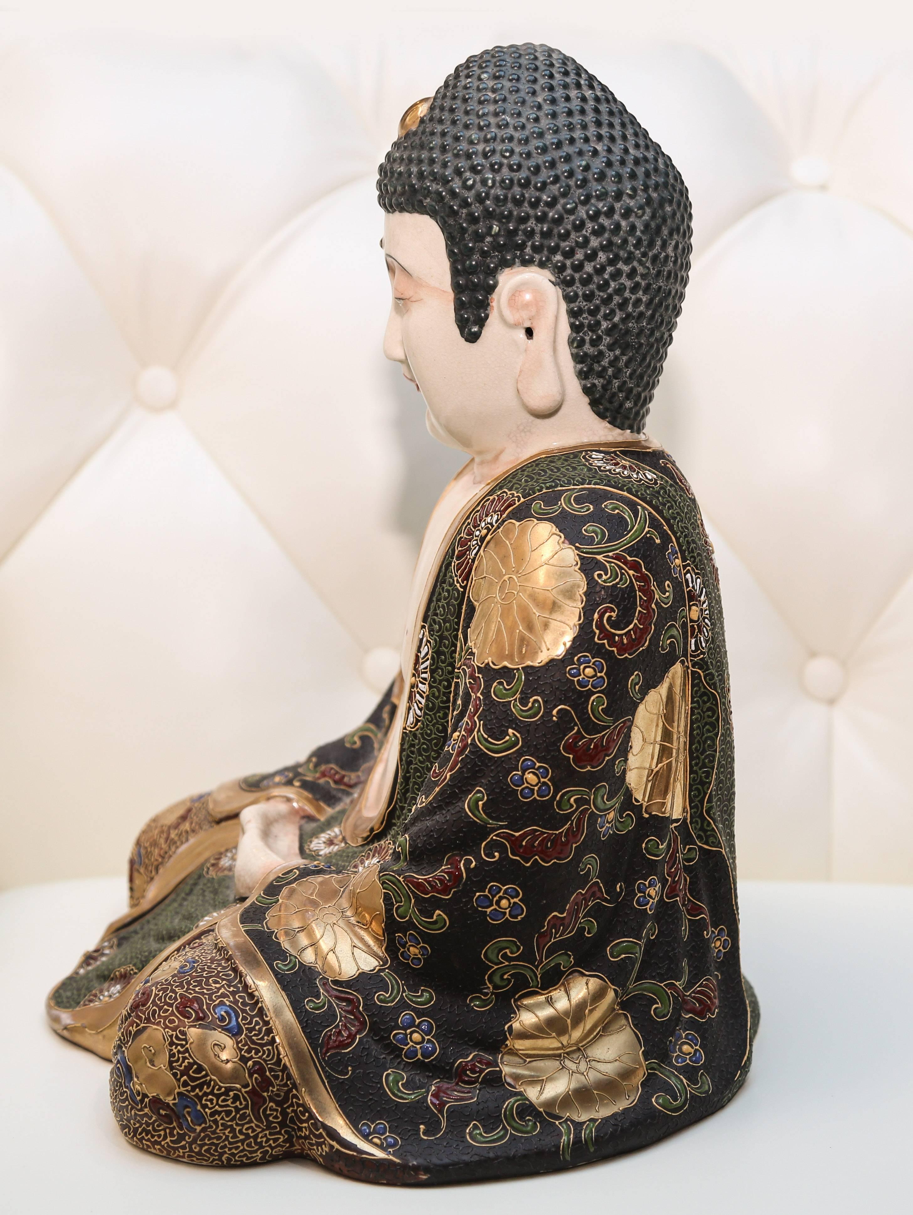 Satsuma Figure of Buddha 1