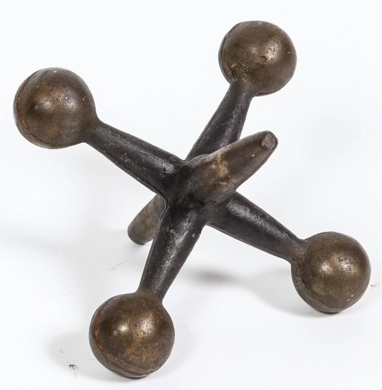 Large Vintage Handmade Iron Jack by Bill Curry at 1stDibs