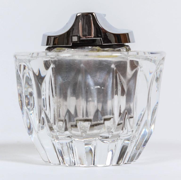 Ronson Crystal Table Lighter, Made in France at 1stdibs