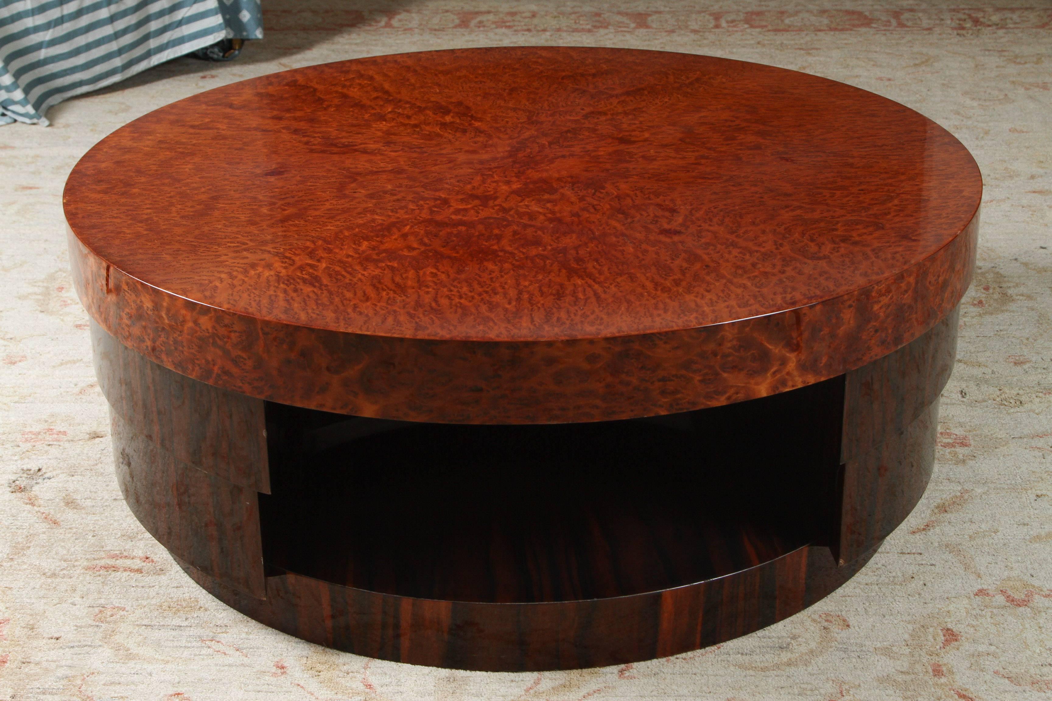 Lacquered French Modernist Art Deco Coffee Table