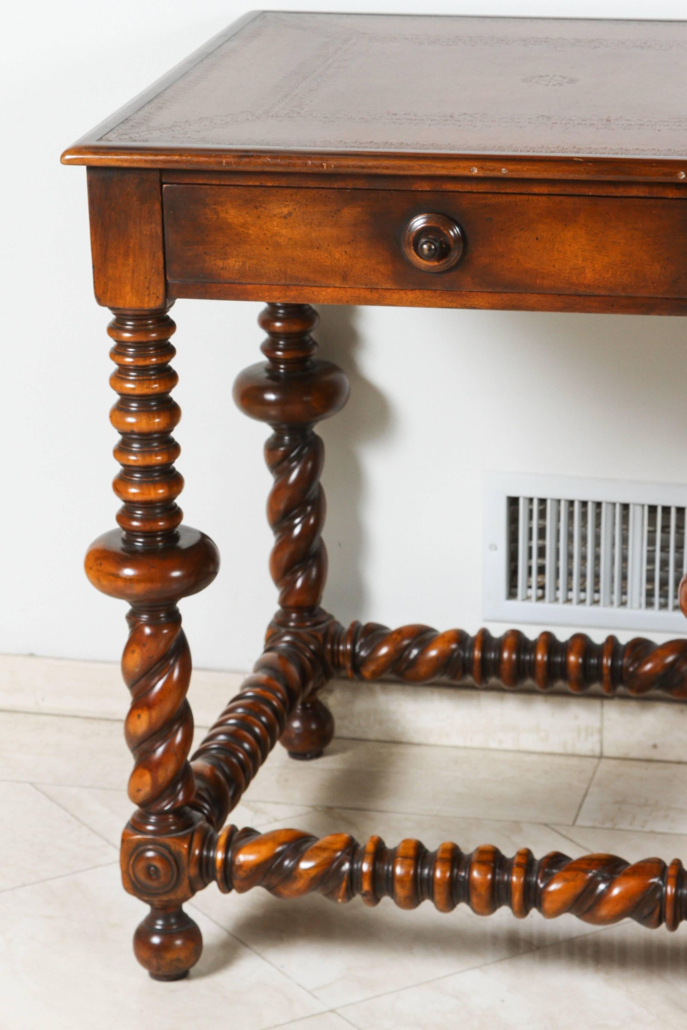 Spanish Colonial Portuguese Style Wooden Console Table