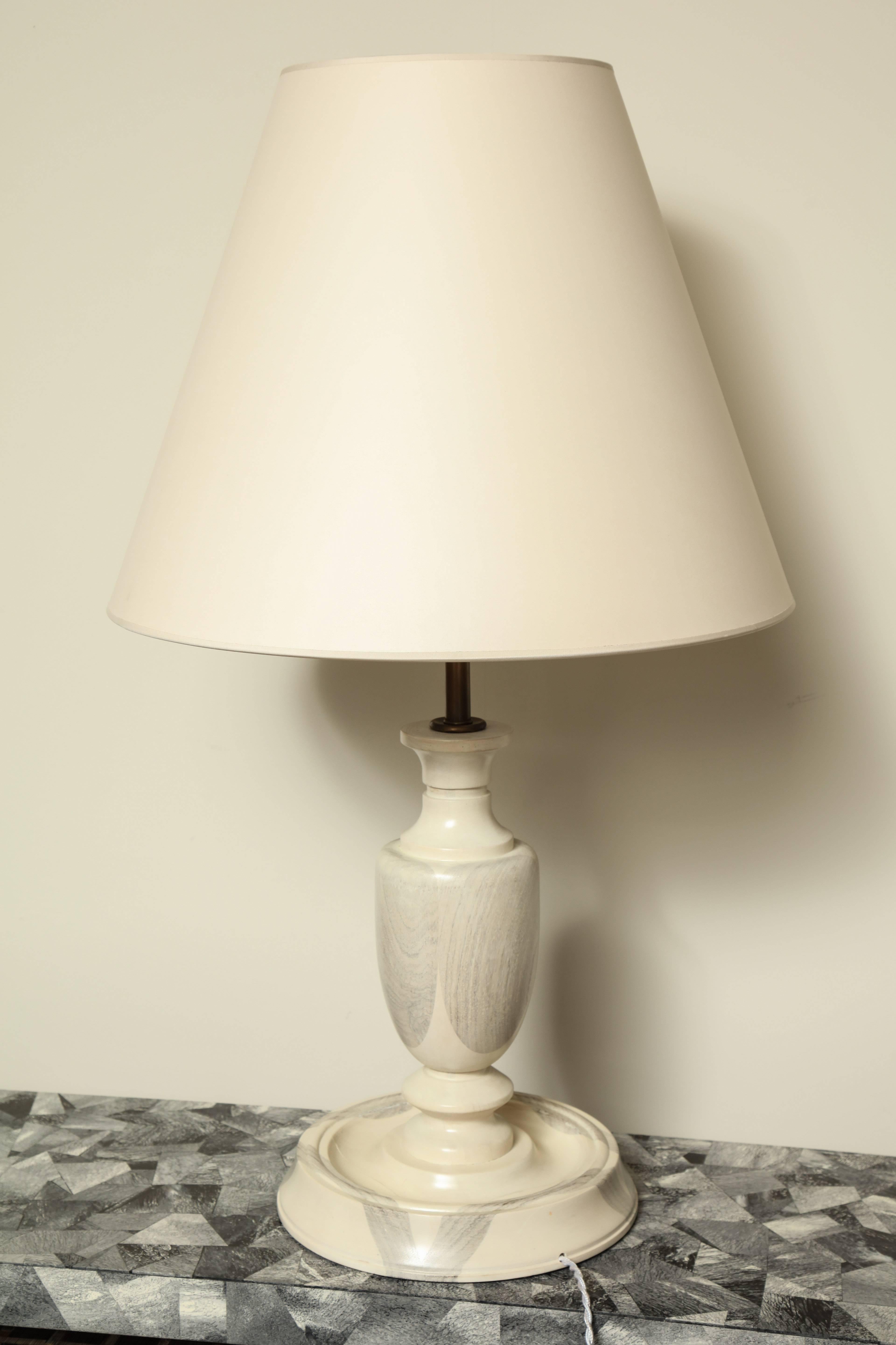 Oak Table Lamp For Sale 6
