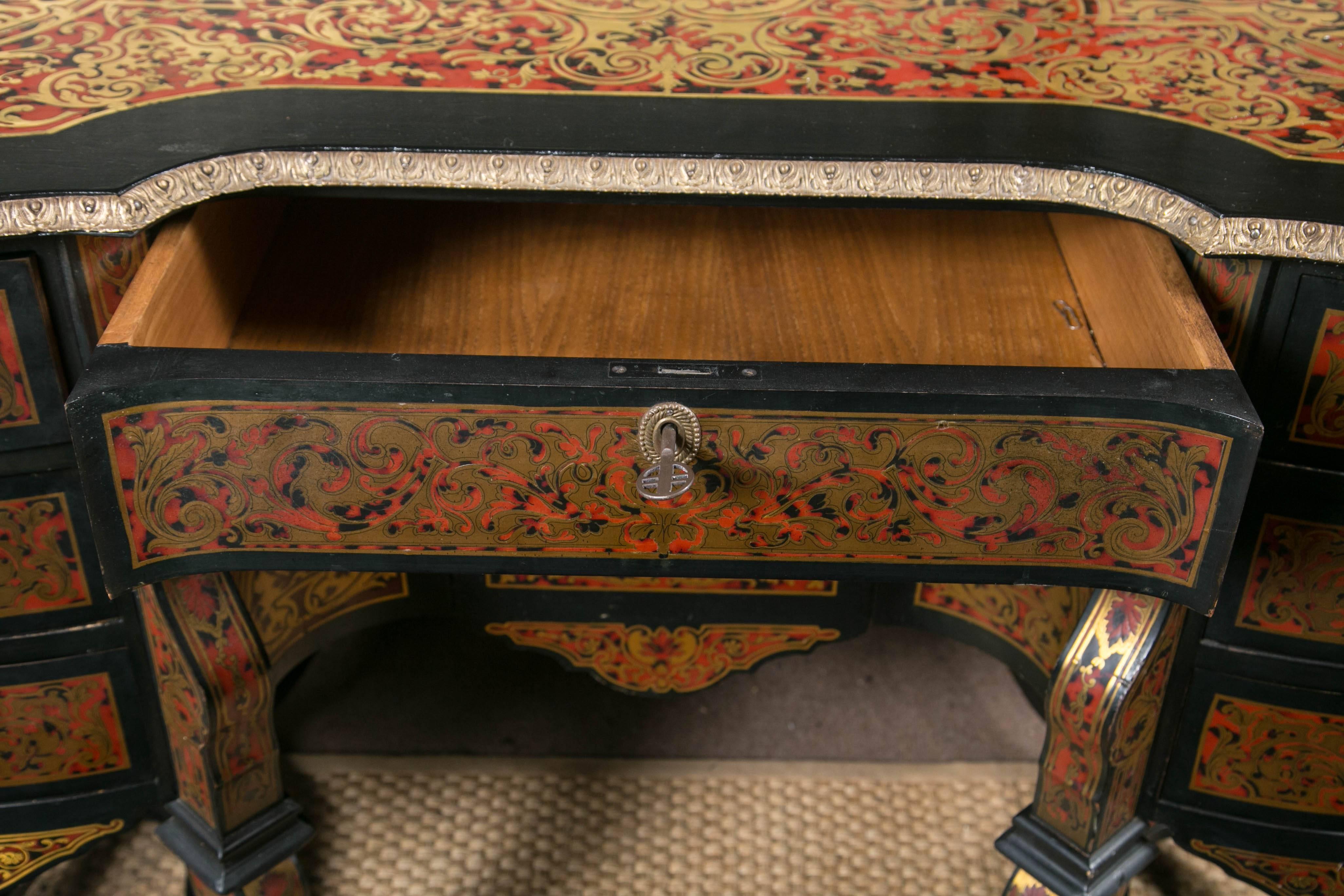 Inlay Mazarin Style Desk For Sale
