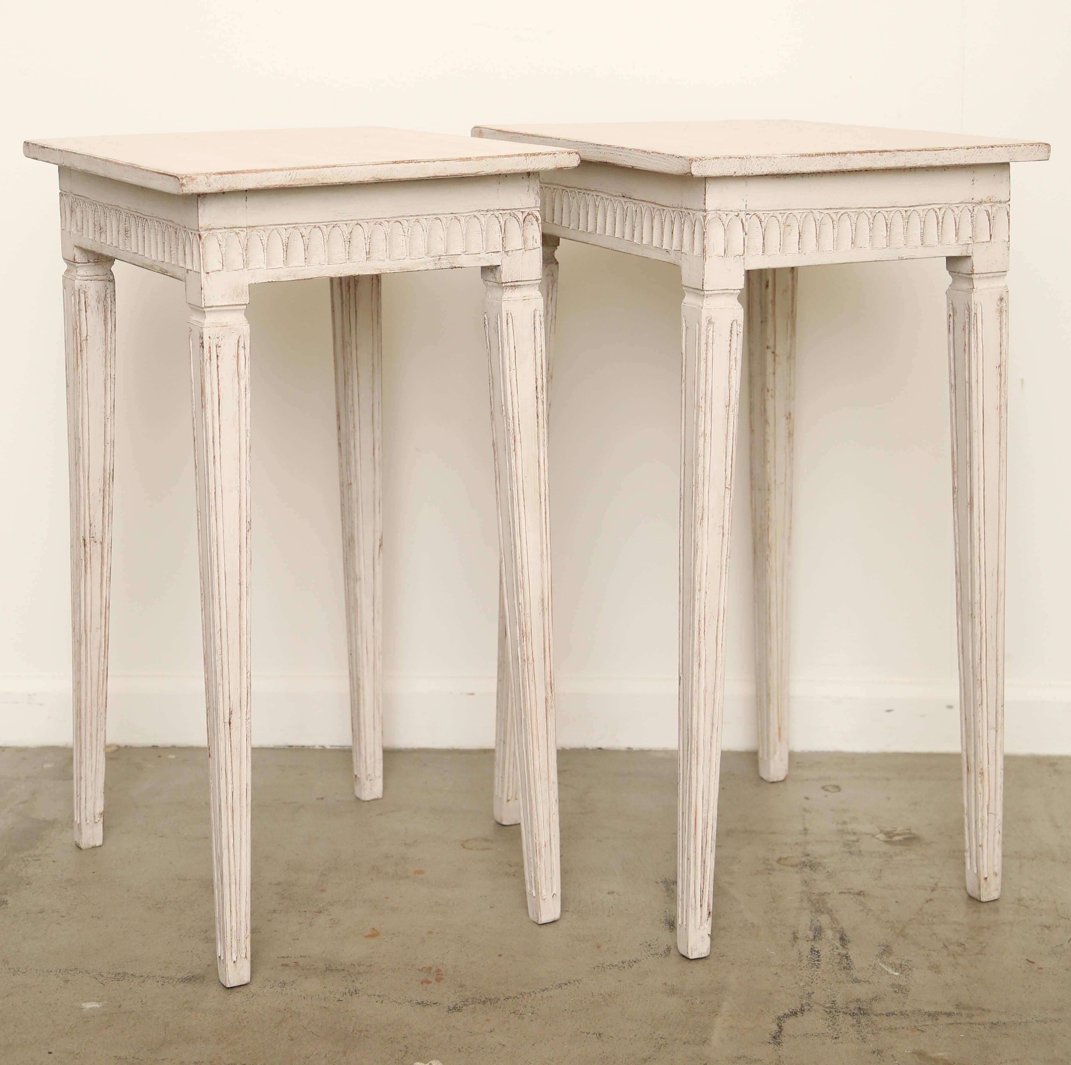 Pair Of Antique Swedish Small Side Table 19th Century At 1stdibs