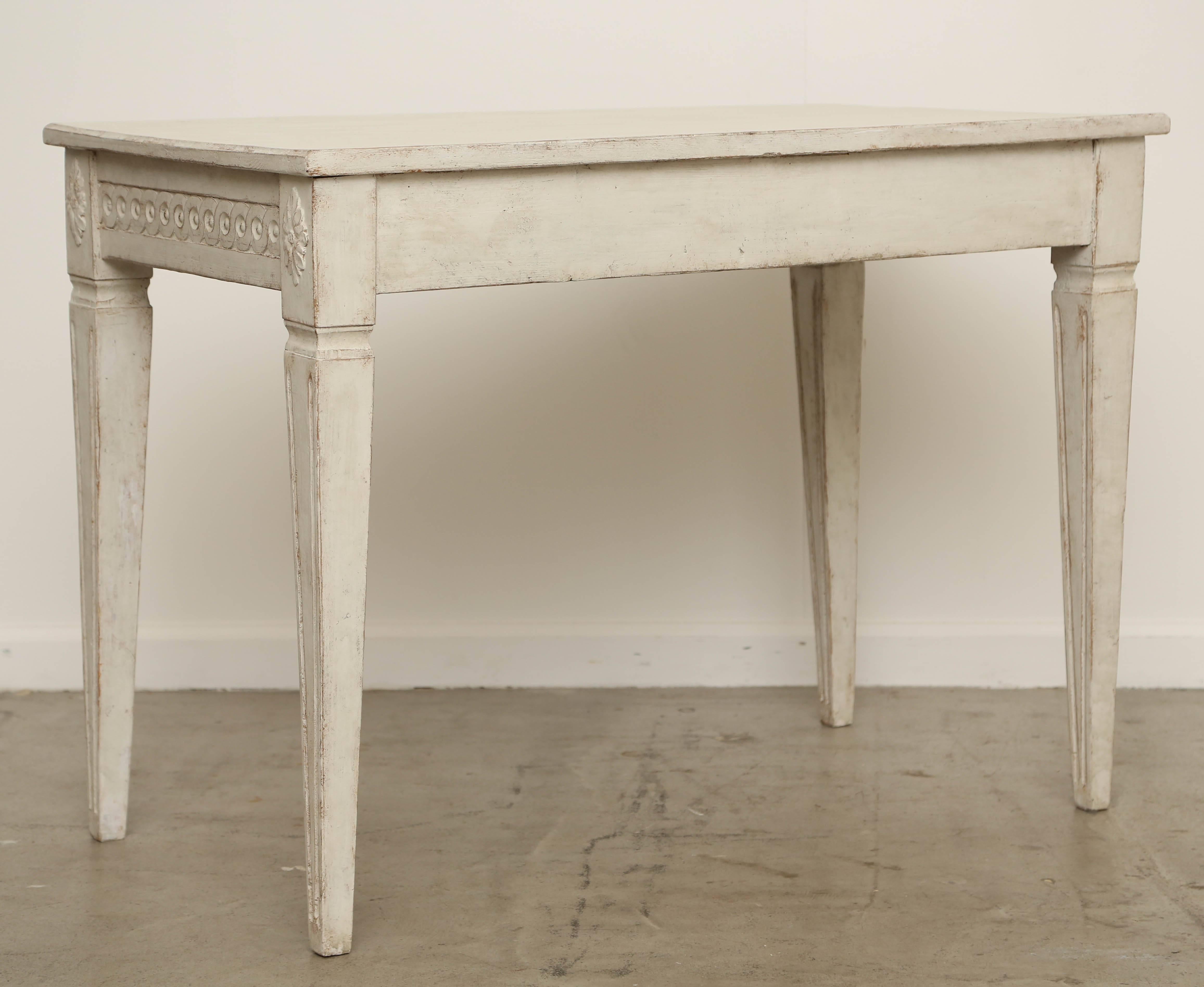 Antique Swedish Painted Gustavian Console Table, Mid-19th Century 2