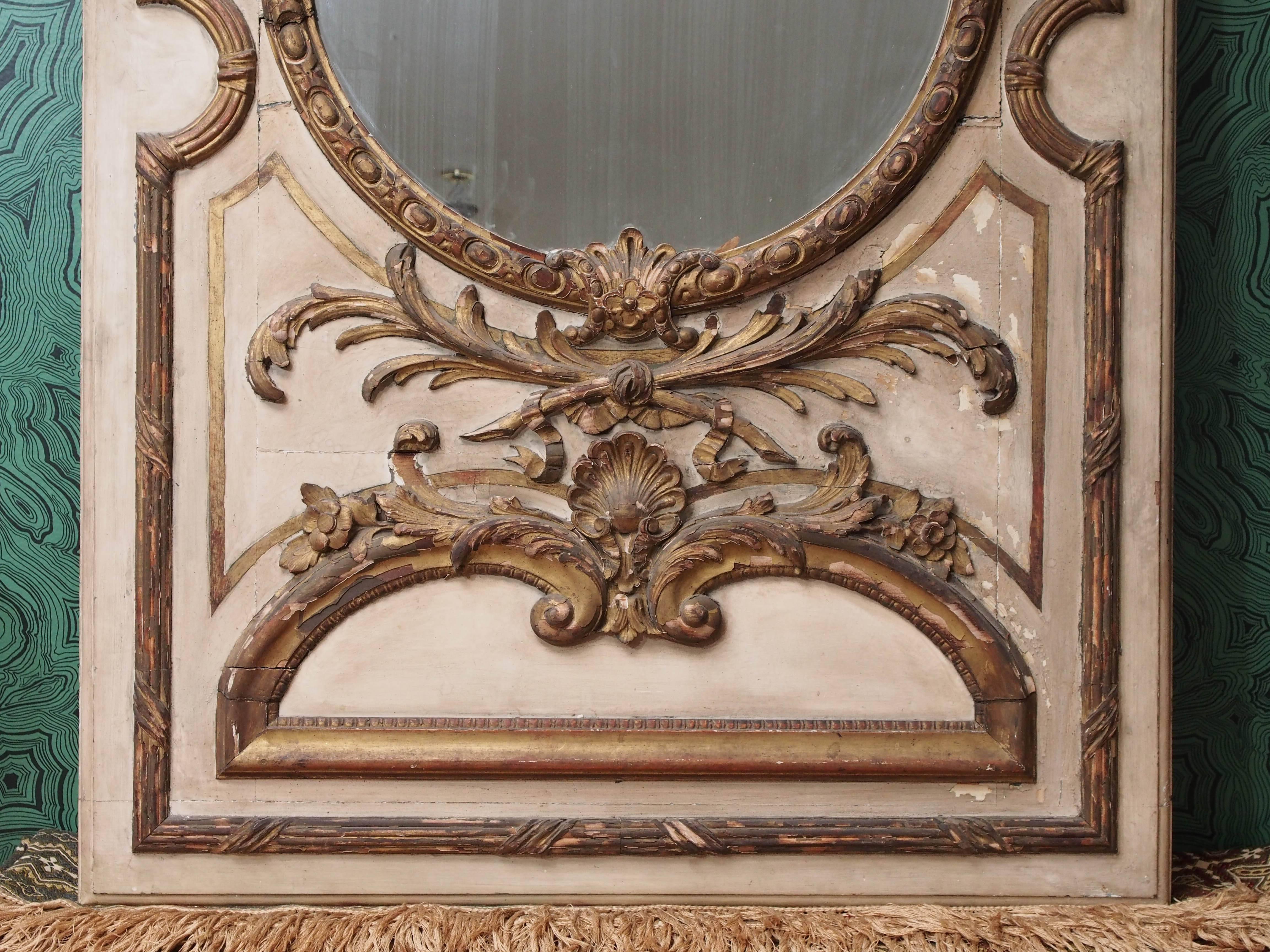 Carved Trumeau Mirror 2