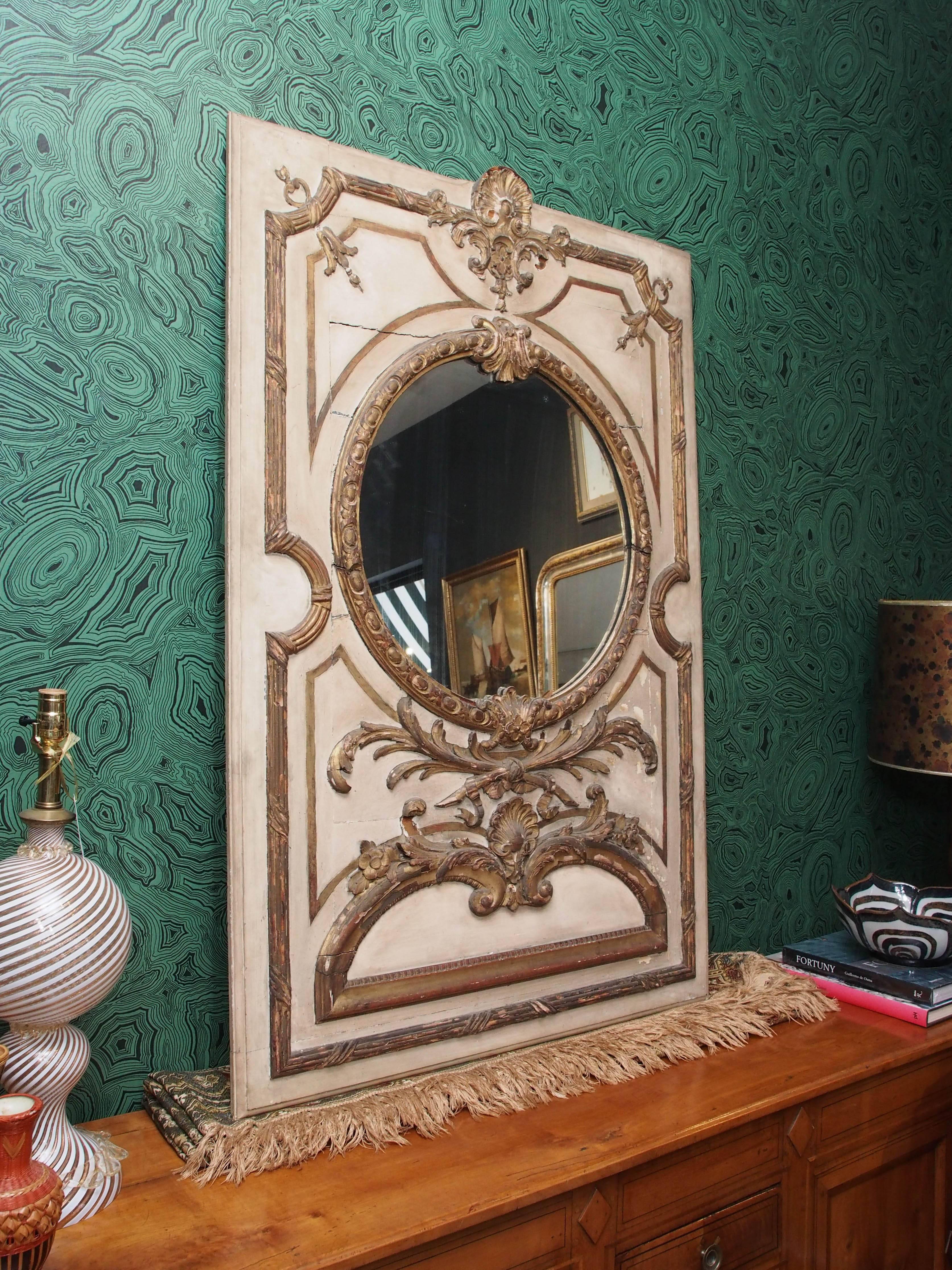 Carved Trumeau Mirror 4