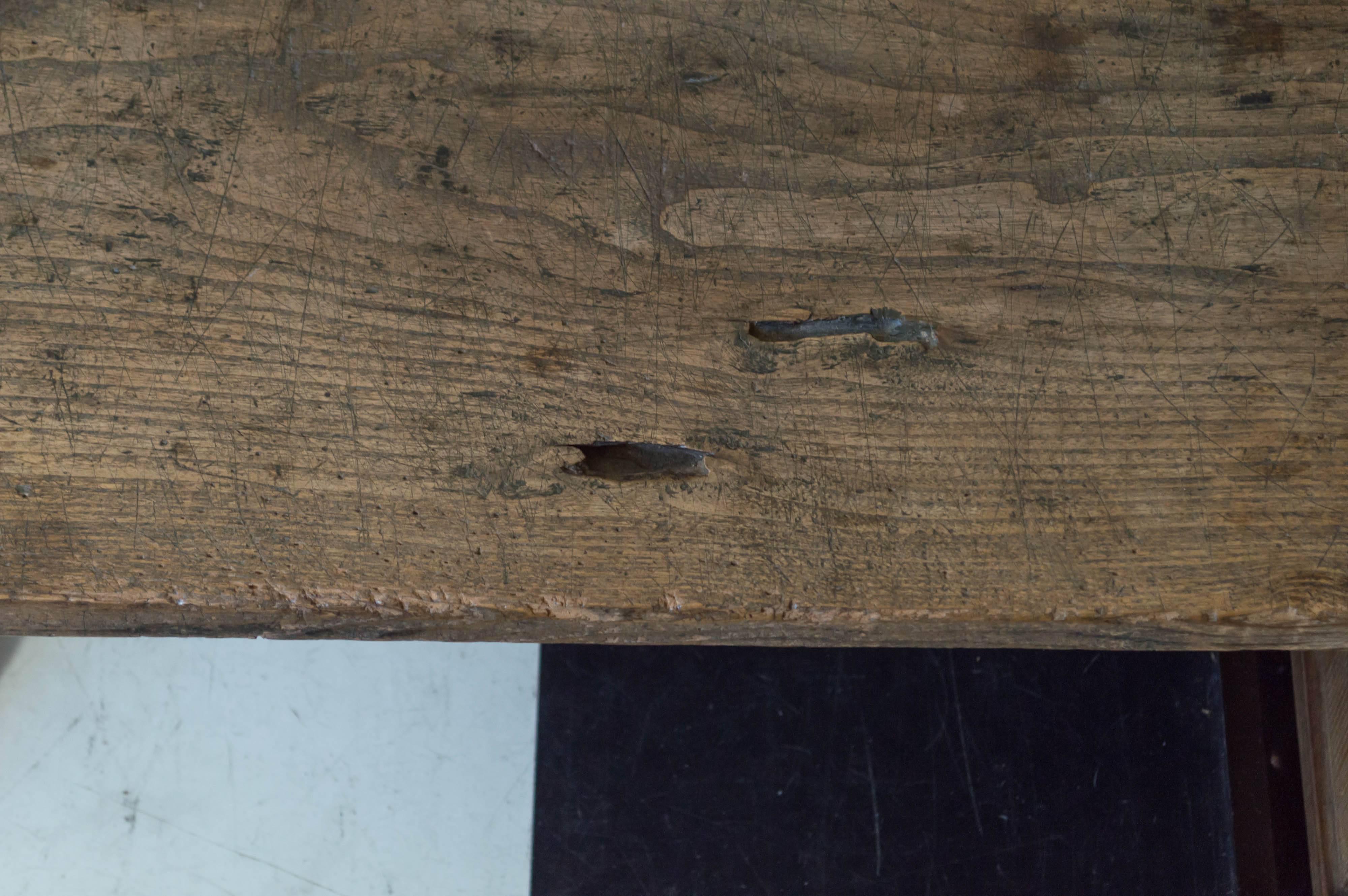 Japanese Elm, Low Writing Table, Meiji Period, circa 1890 4