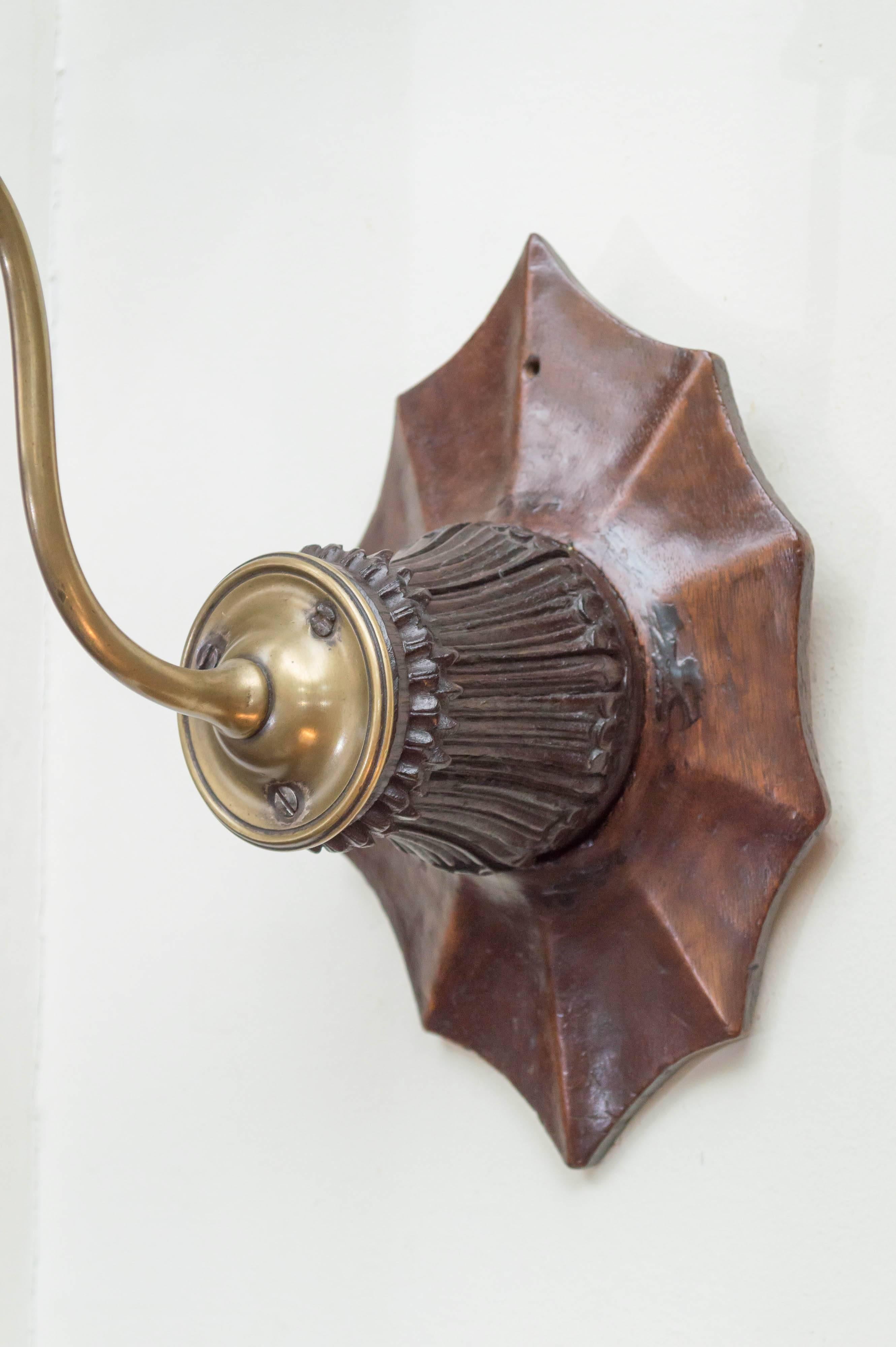 Anglo Raj Pair of 19th Century Anglo Indian Wall Sconces / Candleholders, circa 1860-1880