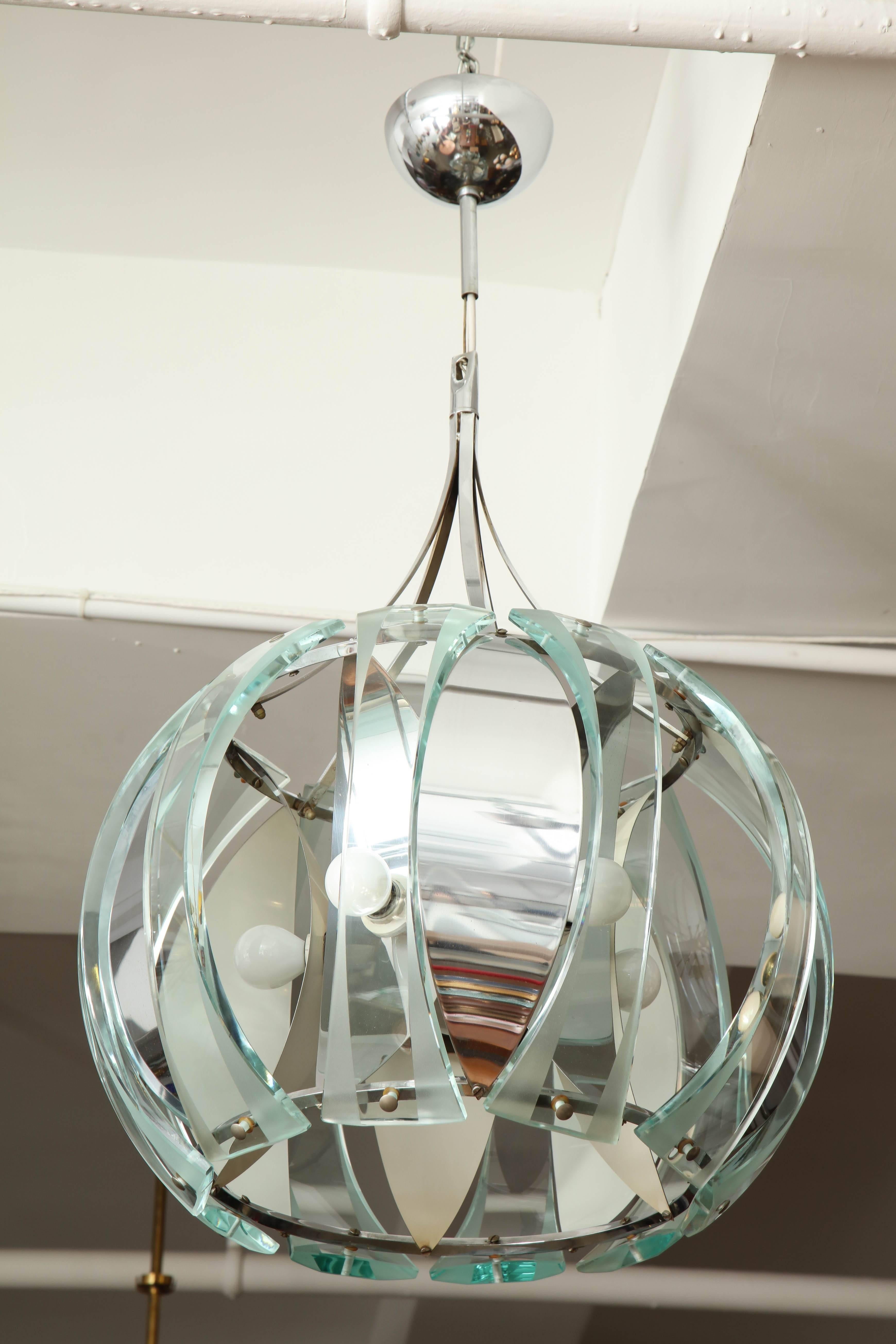 Italian  Pendant Light Made in Italy 1970 For Sale