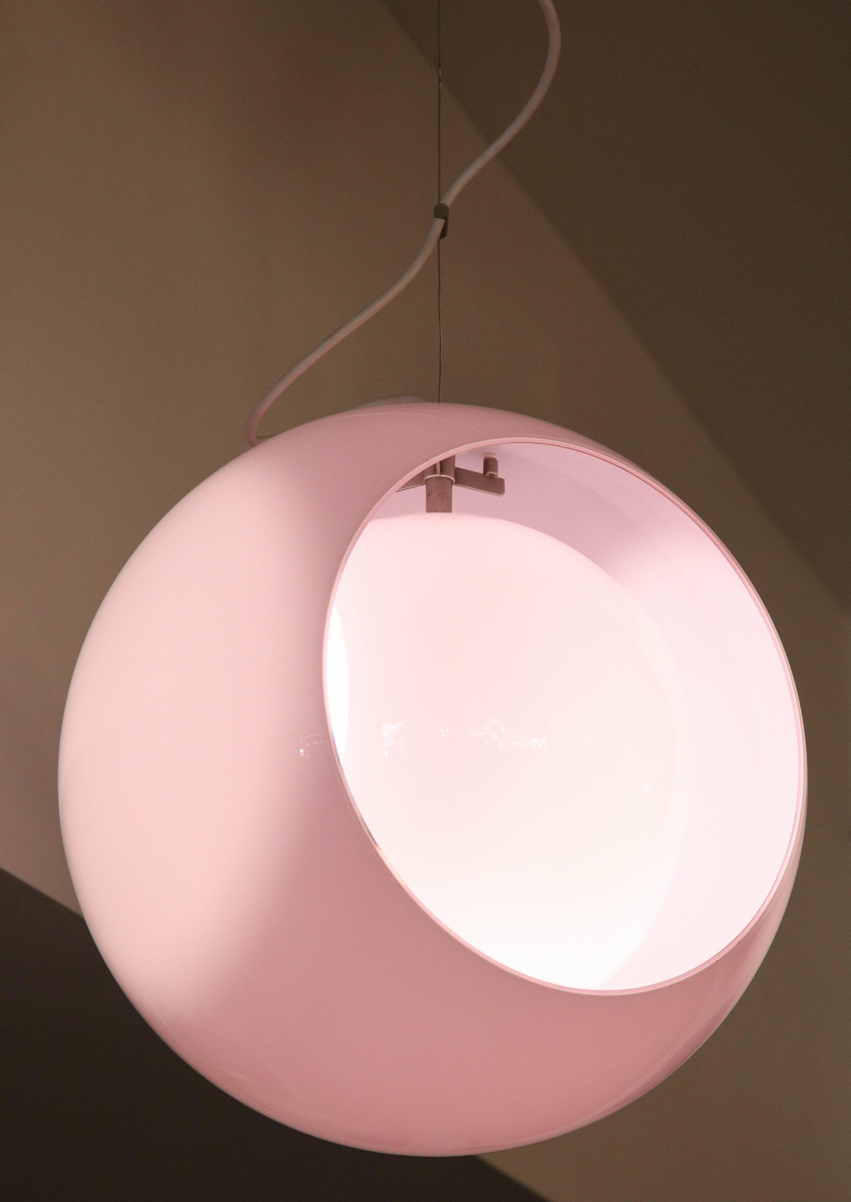 Mid-20th Century Vistosi pendent light italian designed by Gino Vistosi For Sale