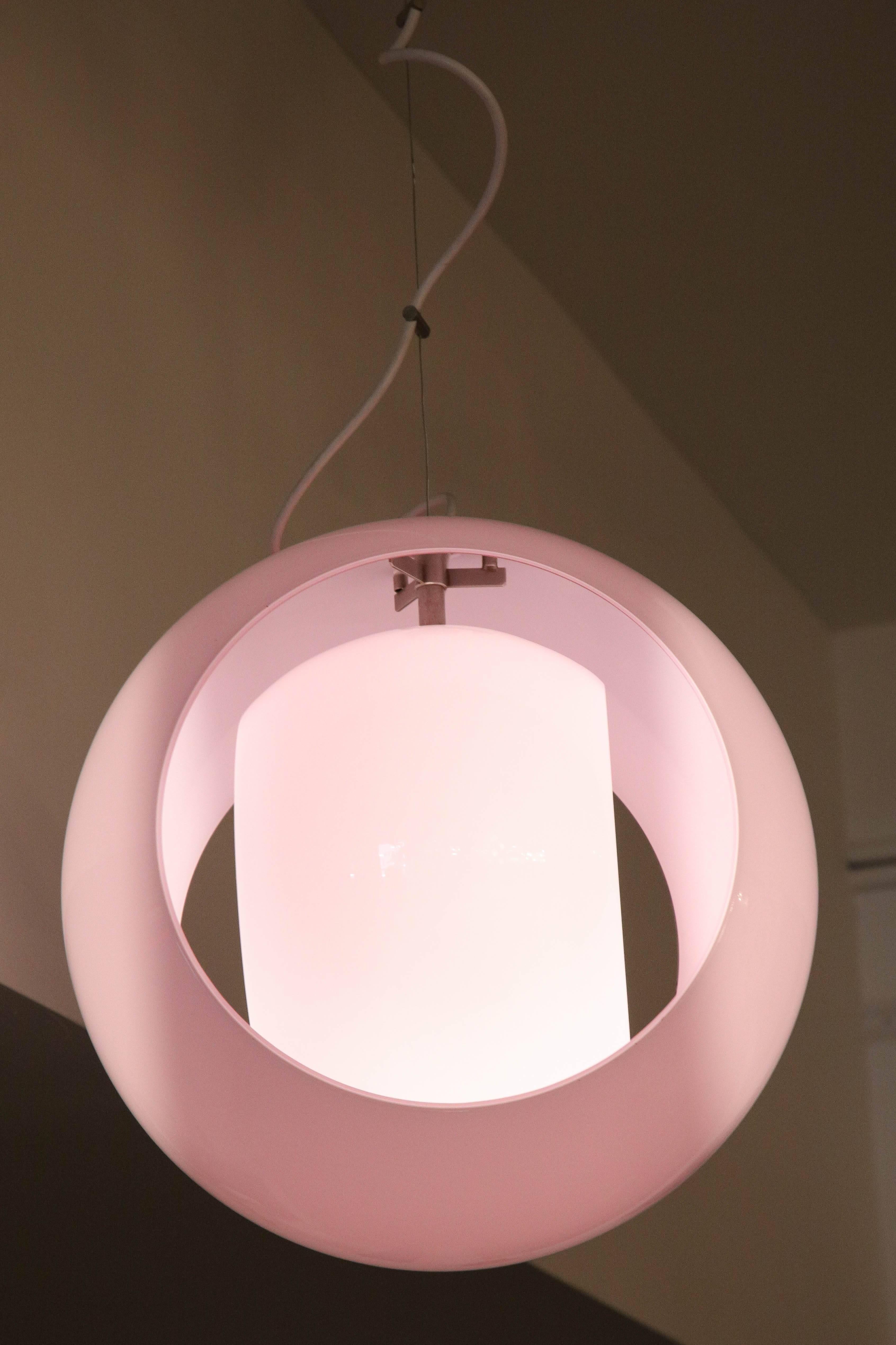 Vistosi pendent light italian designed by Gino Vistosi For Sale 2