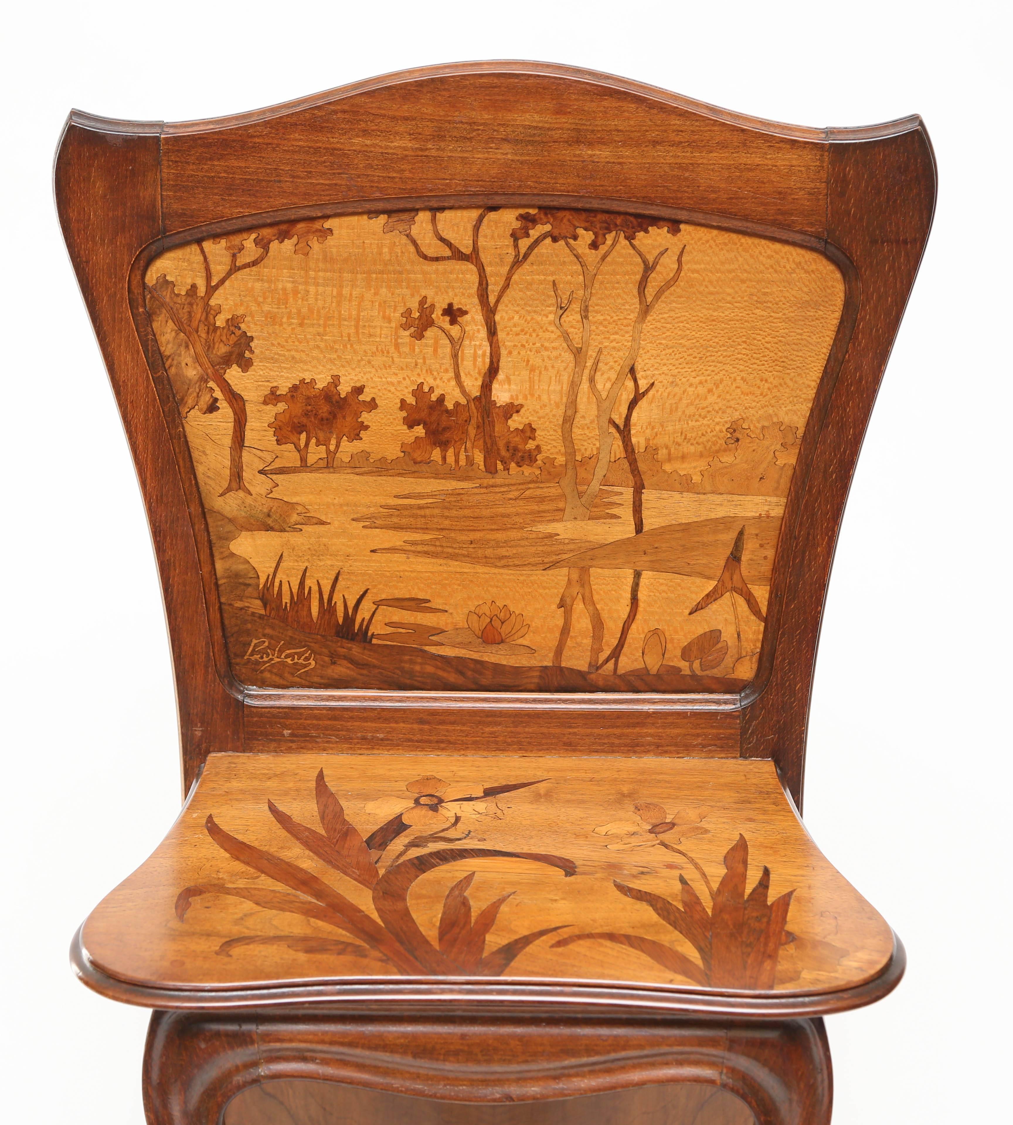 Marquetry Paul Guth Etagere or Table