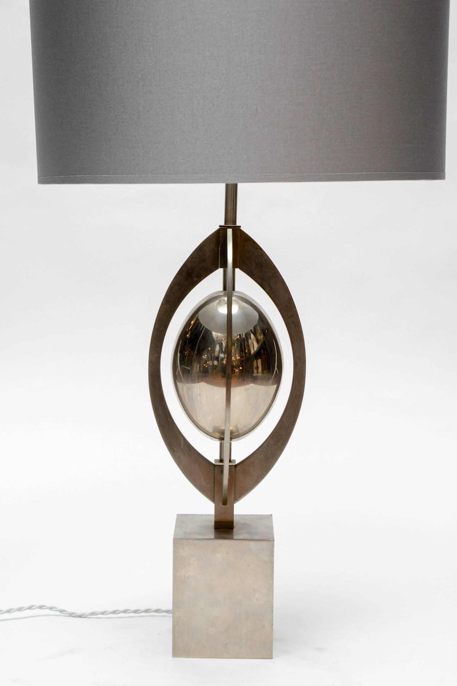 Very elegant table lamp by Maison Charles in the 1970s, model 