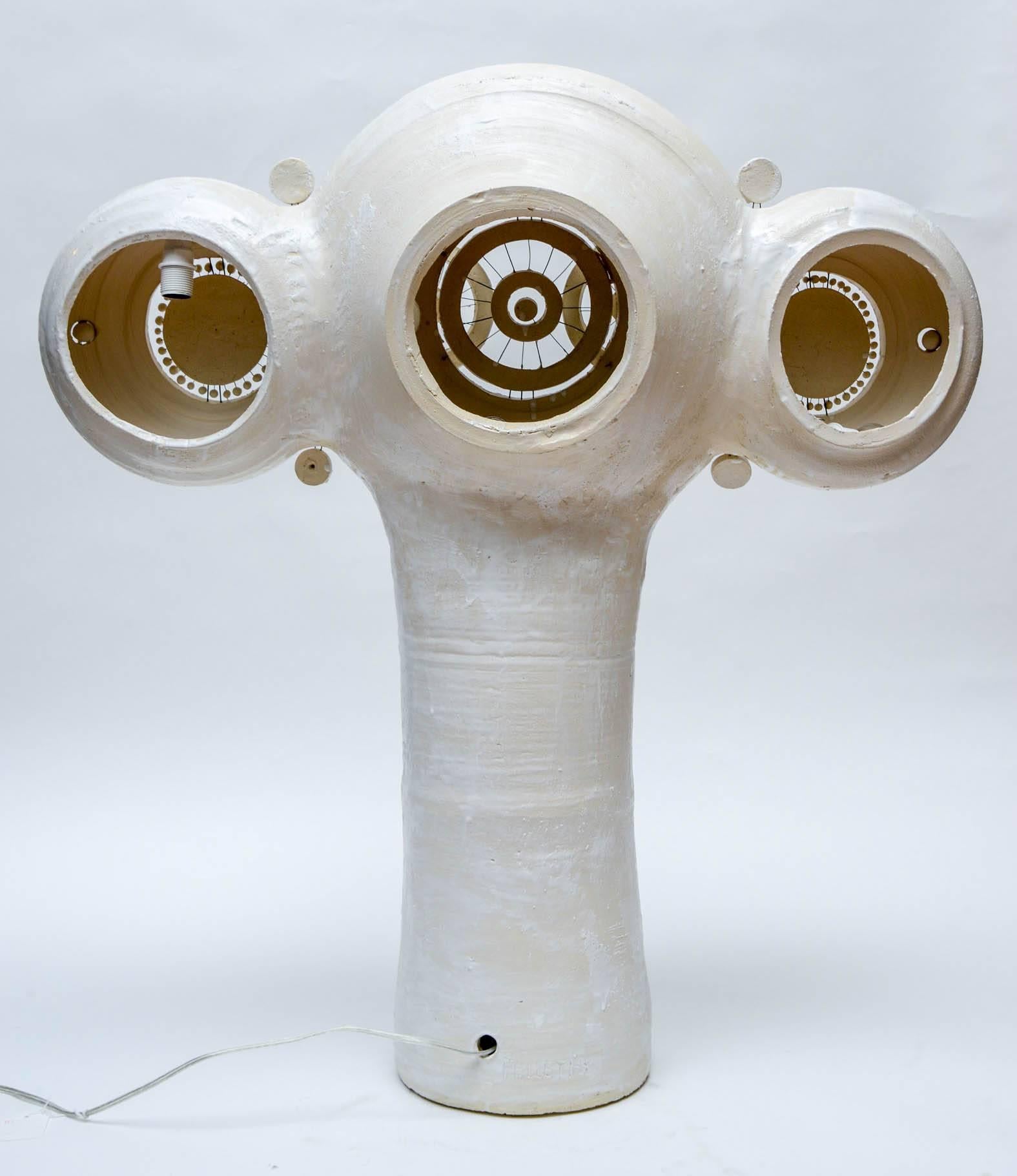 Big Ceramic Lamp by Georges Pelletier 1