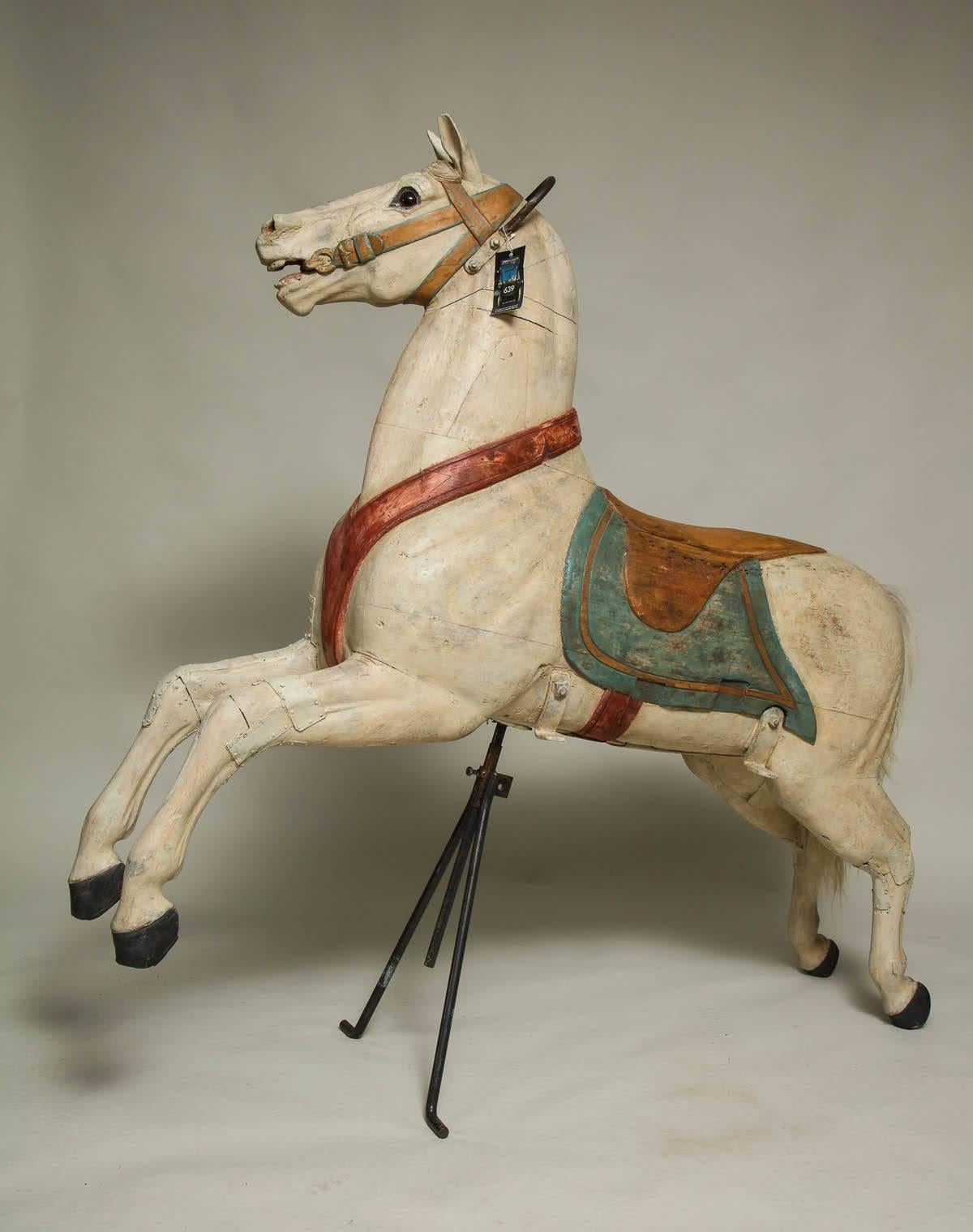 20th Century Chahut Carousel Horse by Fredrich Heyn