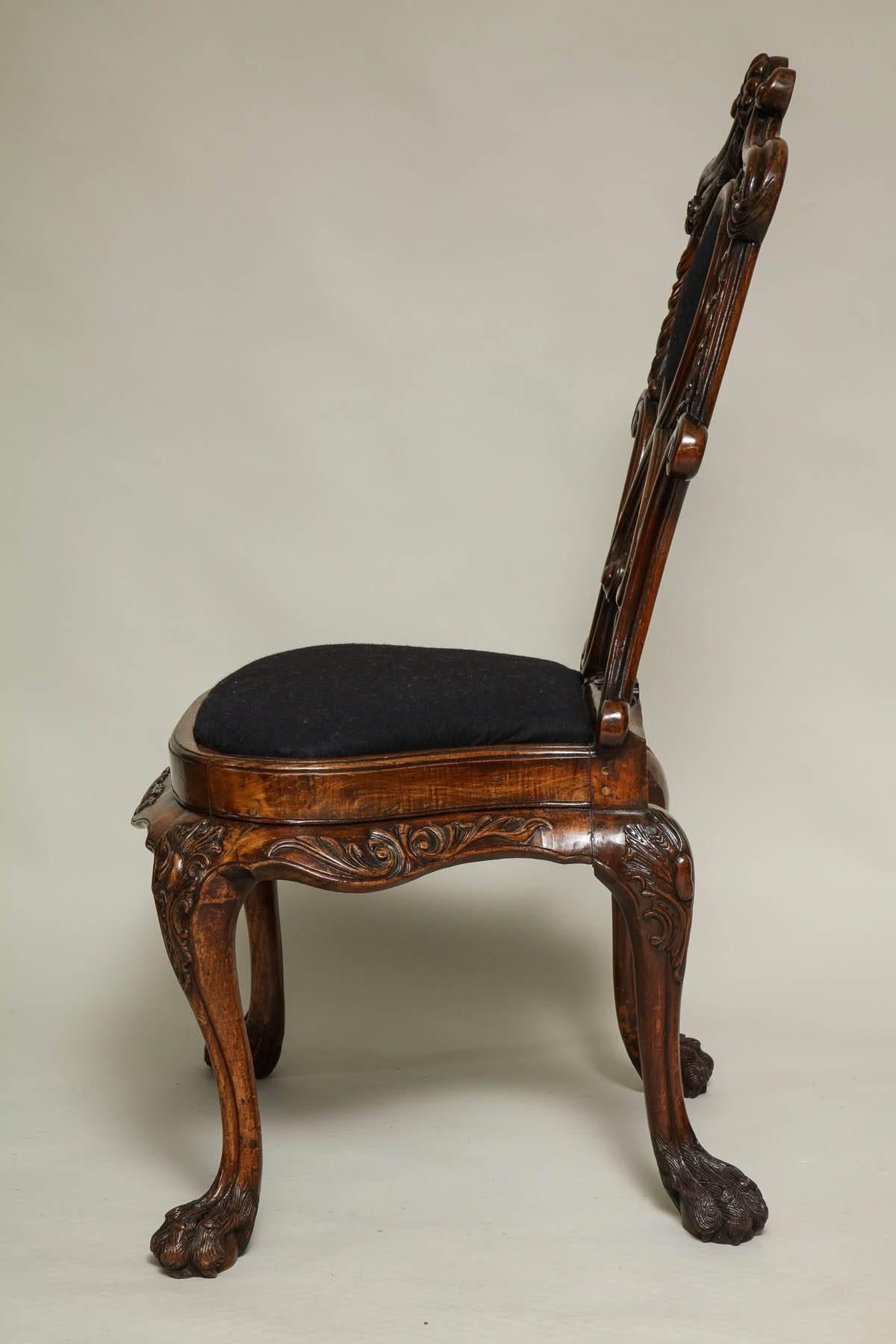 Rosewood Important 18th Century Portuguese Chair For Sale