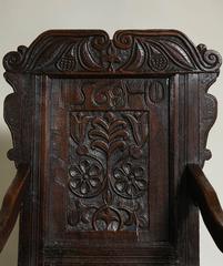 Early English Oak Wainscot Chair