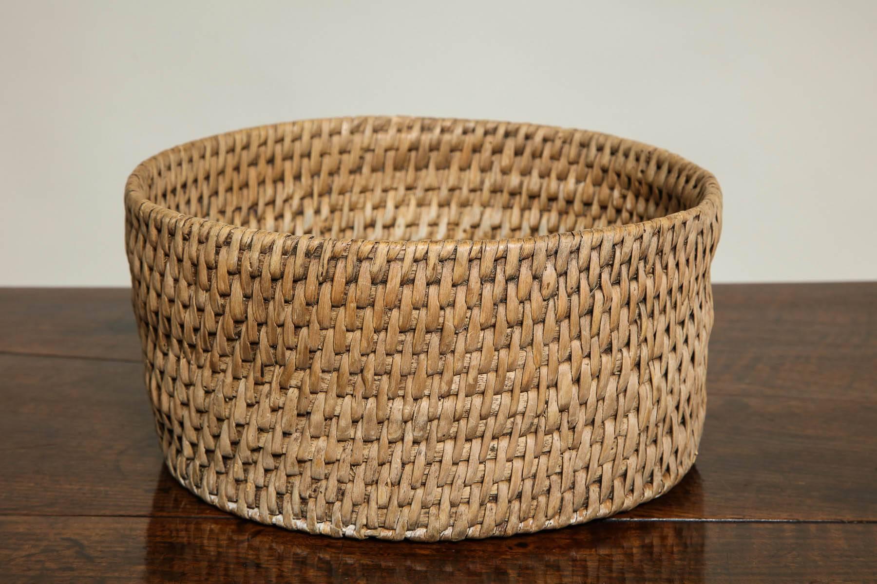 Folk Art Collection of Three Swedish Baskets For Sale