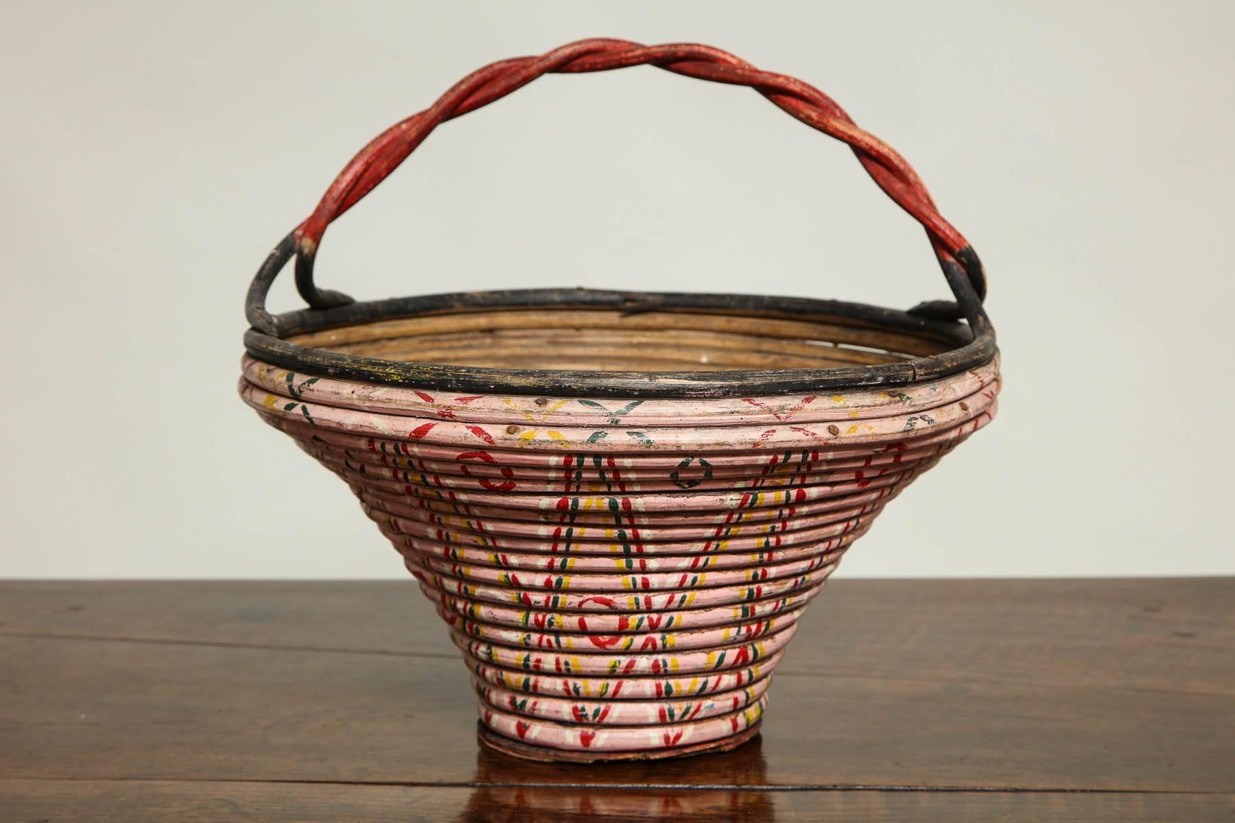 19th Century Collection of Three Swedish Baskets For Sale