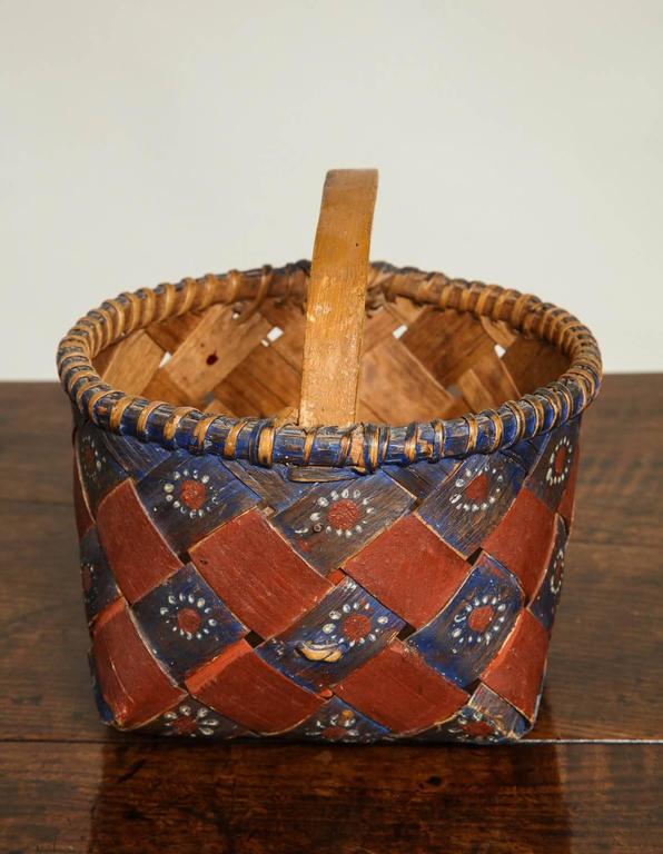Collection of Three Swedish Baskets For Sale at 1stDibs