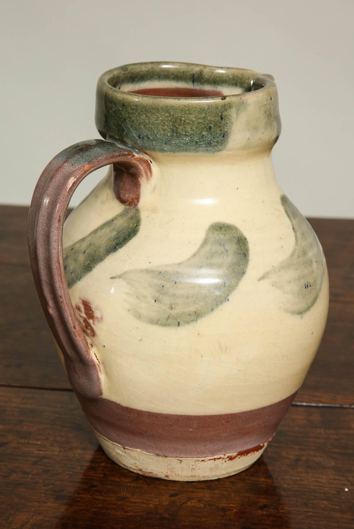 Studio Pottery Pitcher In Excellent Condition In Greenwich, CT