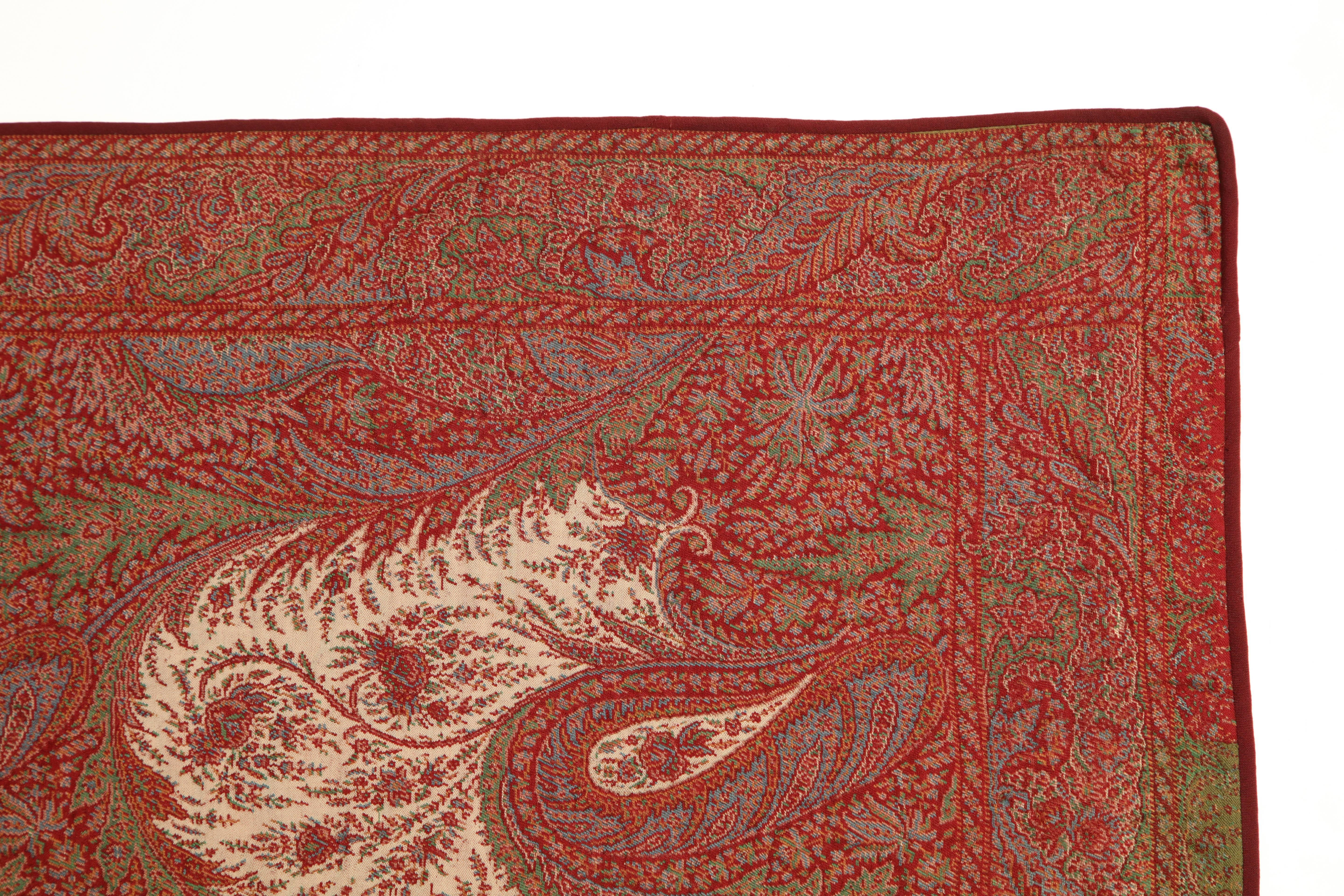 Late 19th Century Quilted Paisley In Good Condition For Sale In New York, NY