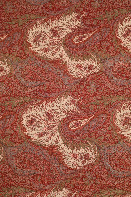Late 19th Century Quilted Paisley For Sale at 1stdibs