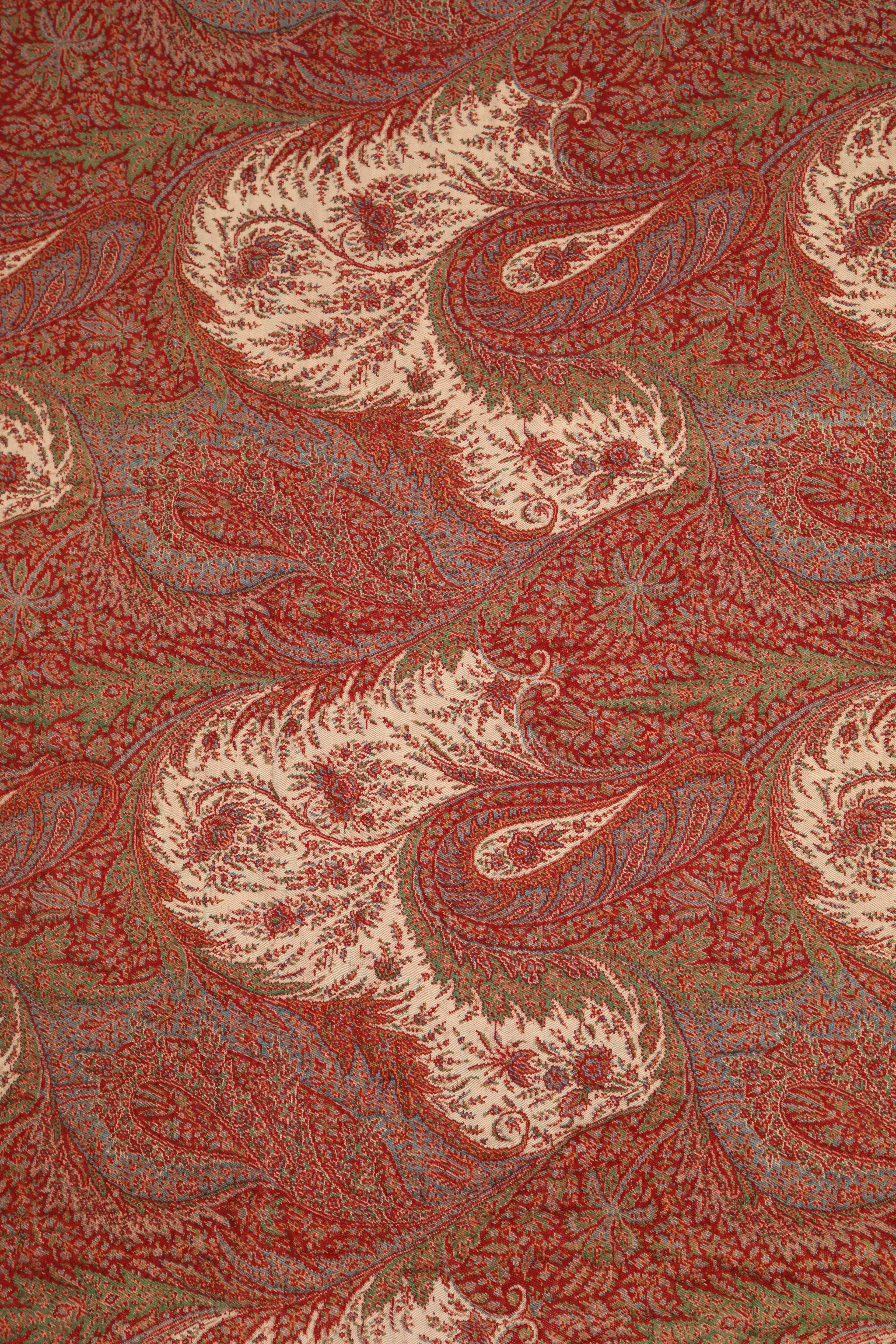 Late 19th Century Quilted Paisley For Sale 1