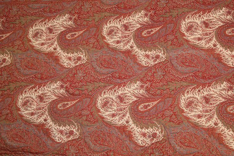 Late 19th Century Quilted Paisley For Sale at 1stdibs