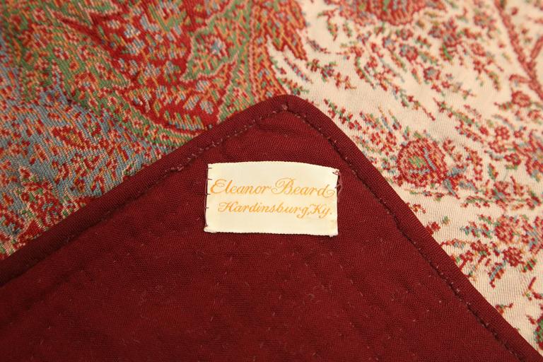 Late 19th Century Quilted Paisley For Sale at 1stdibs