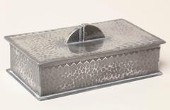 Rene Delavan French Art Deco Pewter Dinanderie Box