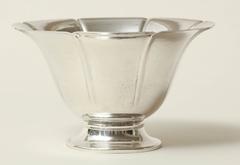Swedish Art Deco Sterling Silver Coupe by Guldsmeds Aktiebolaget (GAB)